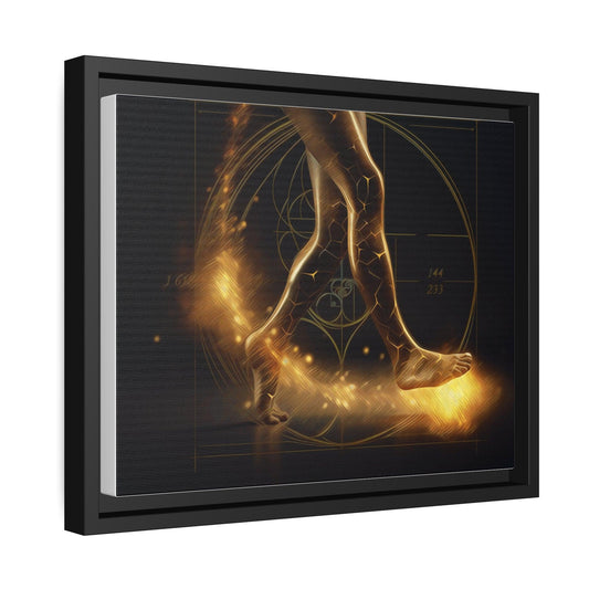 Matte Canvas, Black Frame - "Midnight Journey" Collection - Artsquarenft