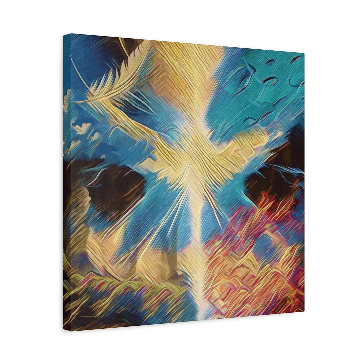 Matte Canvas, Stretched, 1.25" - Ether - The Quintessence" - Elements Collection - Artsquarenft