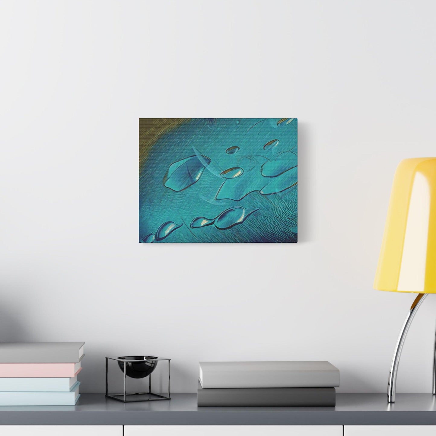 Matte Canvas, Stretched, 1.25" - Water - Vital Flow" - Elements Collection - Artsquarenft