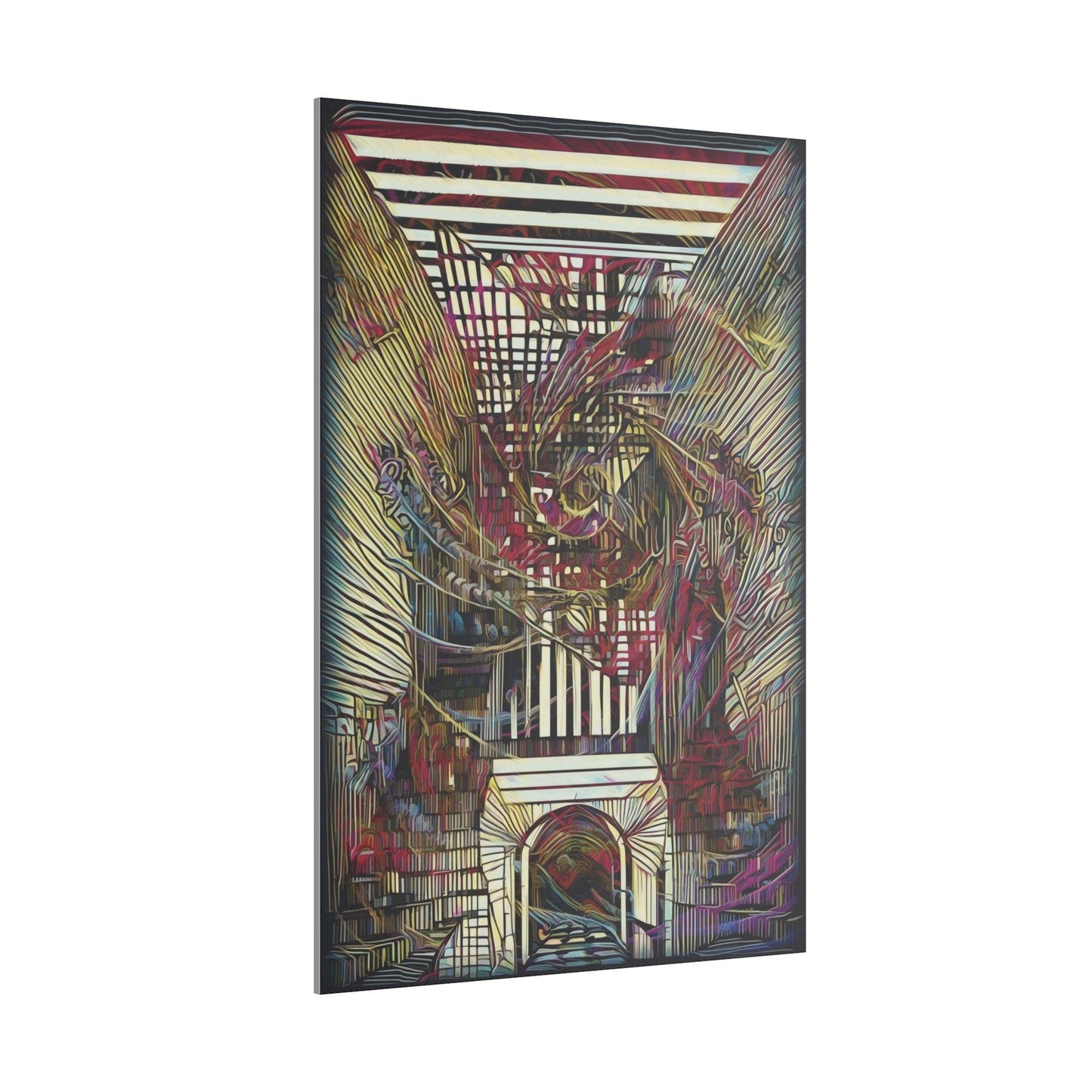 Giclée Print Canvas - "Migratory Theater - Seventh Piece by Luigi_ArtSquare" - Artsquarenft
