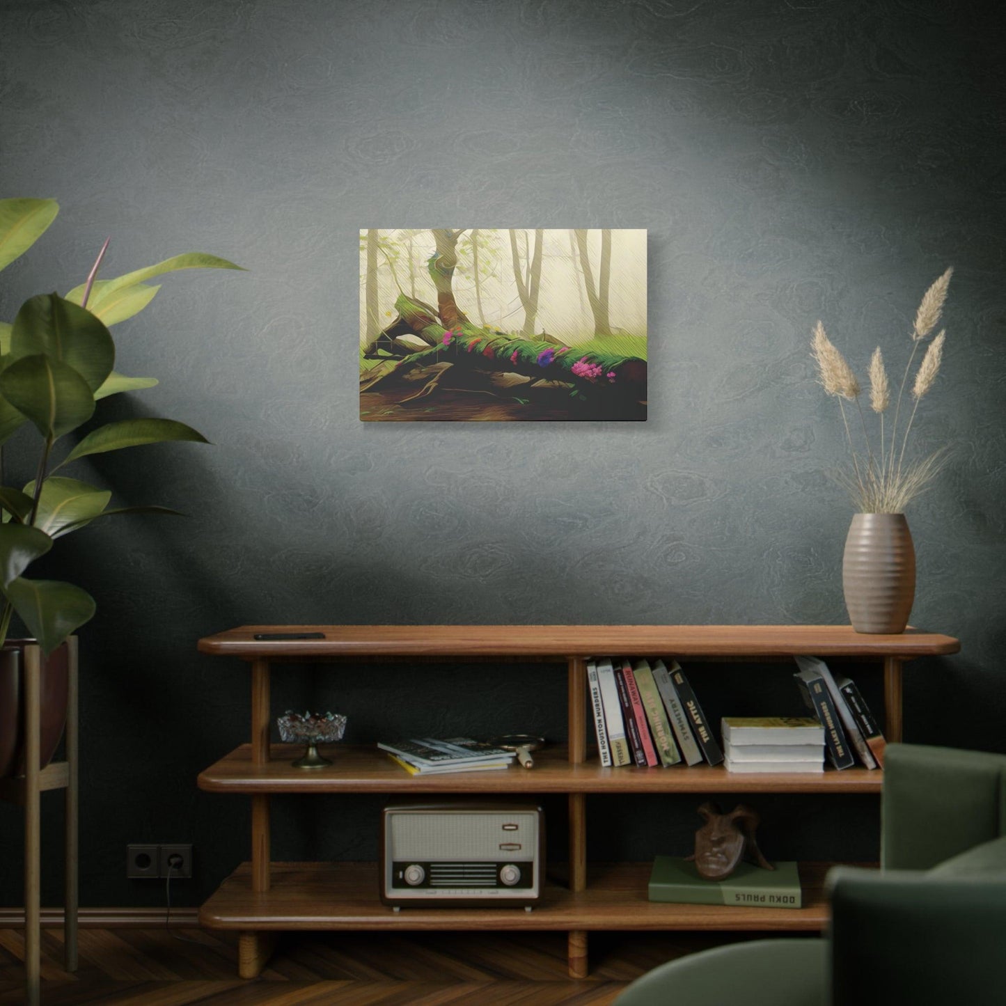 Matte Canvas, Stretched, 1.25" - "Earth - The Solid Call" - Elements Collection - Artsquarenft
