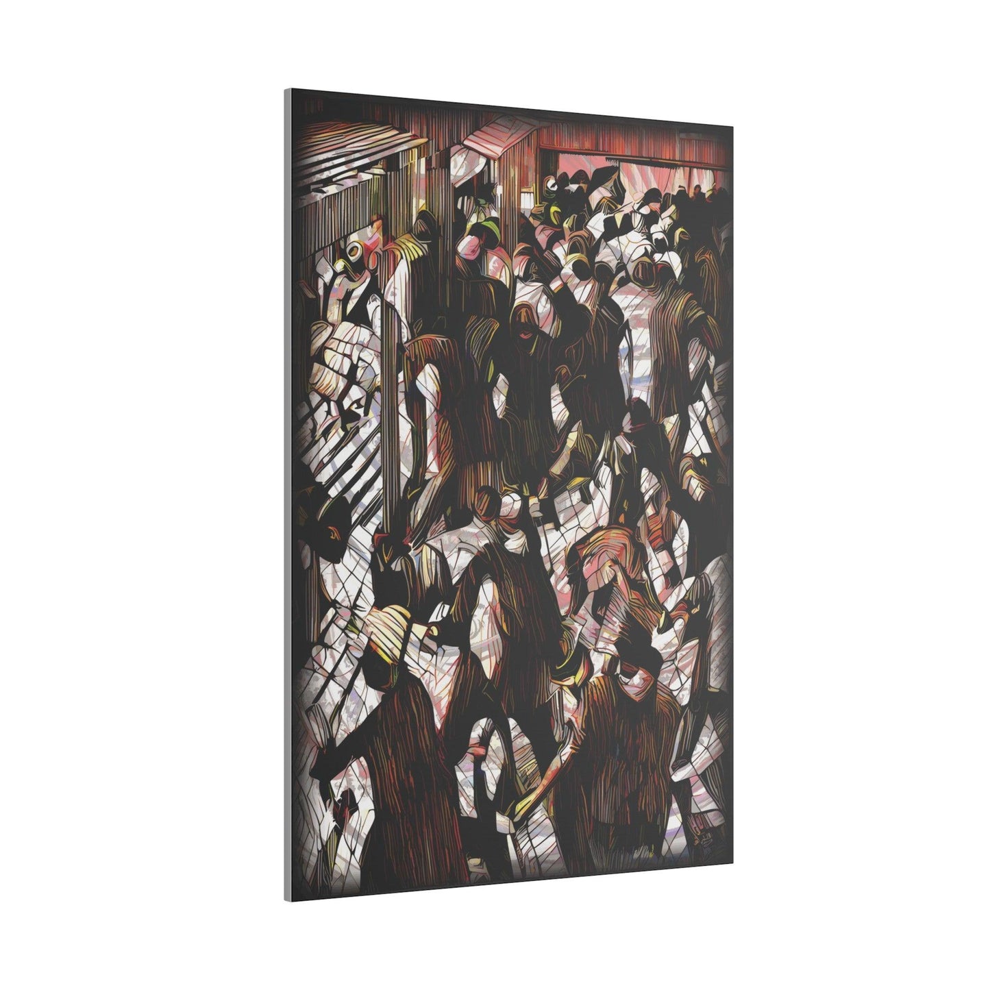 Giclée Print Canvas - "Migratory Theater - Eighth Piece by Luigi_ArtSquare" - Artsquarenft