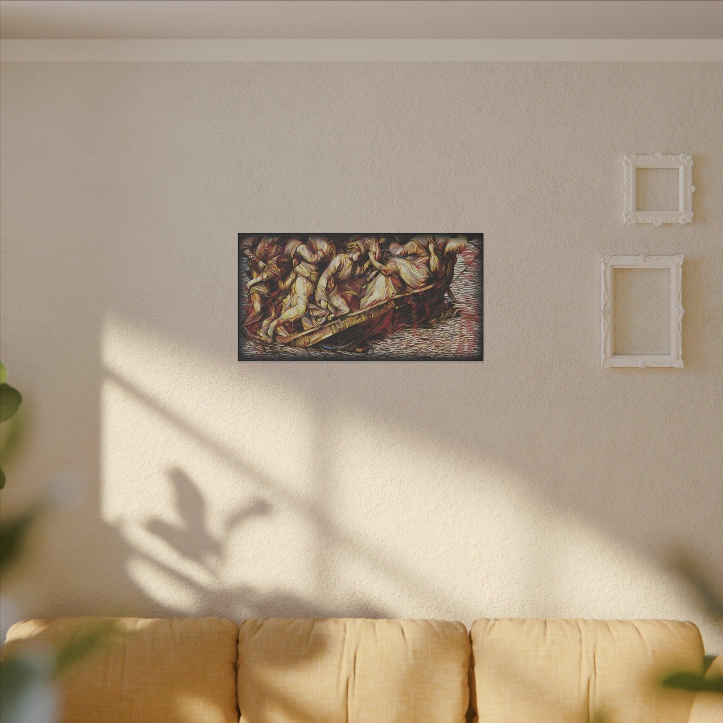 Giclée Print Canvas - "Migratory Theater - Fourth Piece by Luigi_ArtSquare" - Artsquarenft
