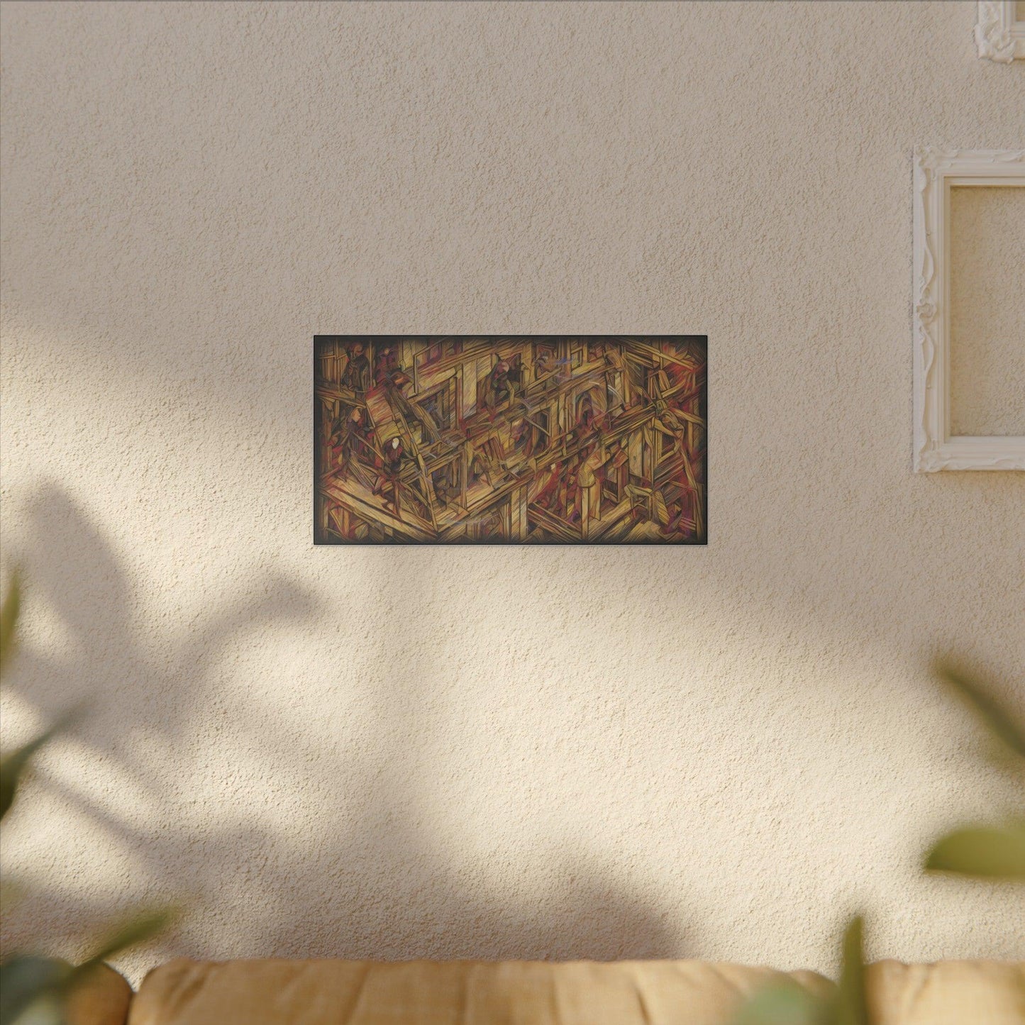 Giclée Print Canvas "Migratory Theater - First Piece by Luigi_ArtSquare" - Artsquarenft