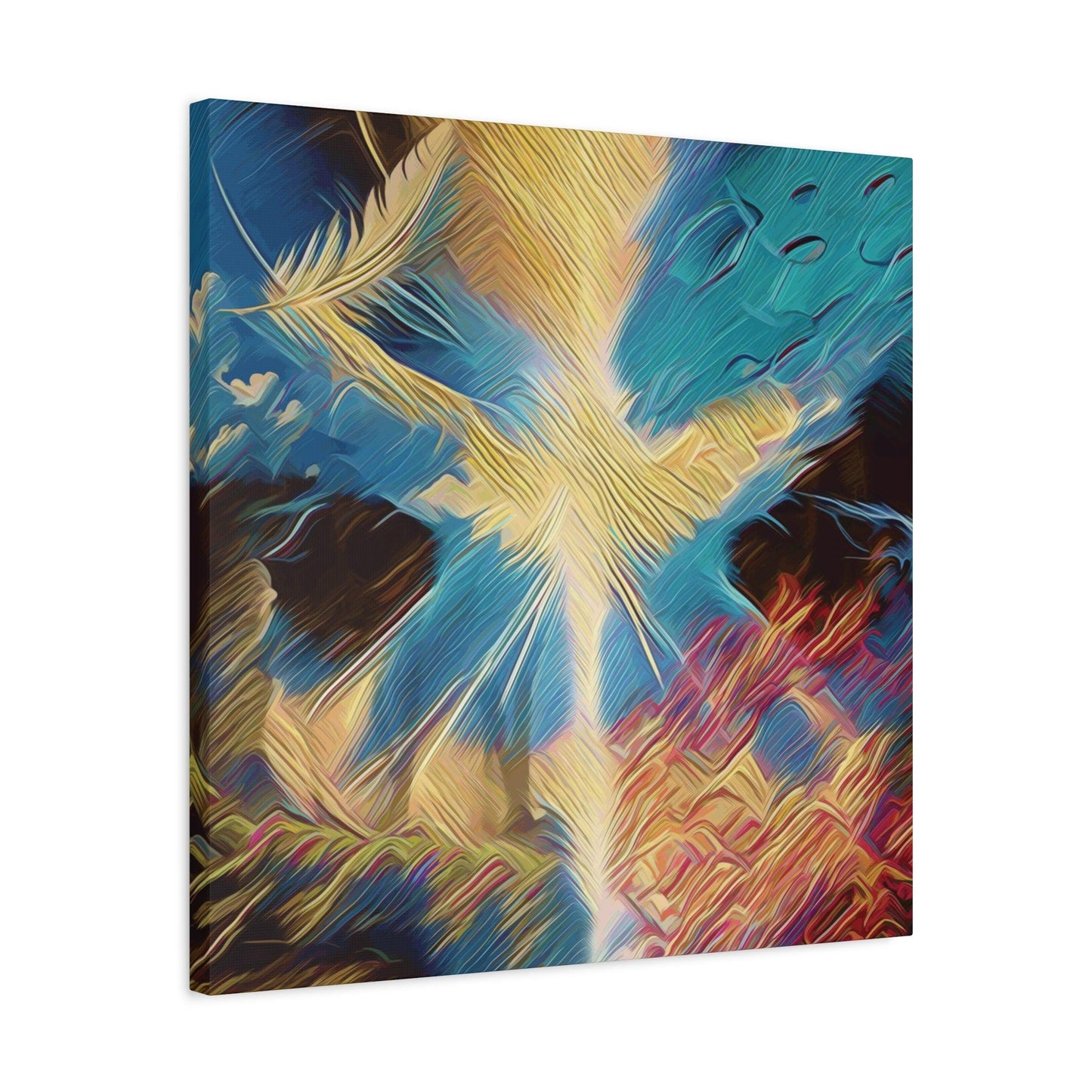 Matte Canvas, Stretched, 1.25" - Ether - The Quintessence" - Elements Collection - Artsquarenft