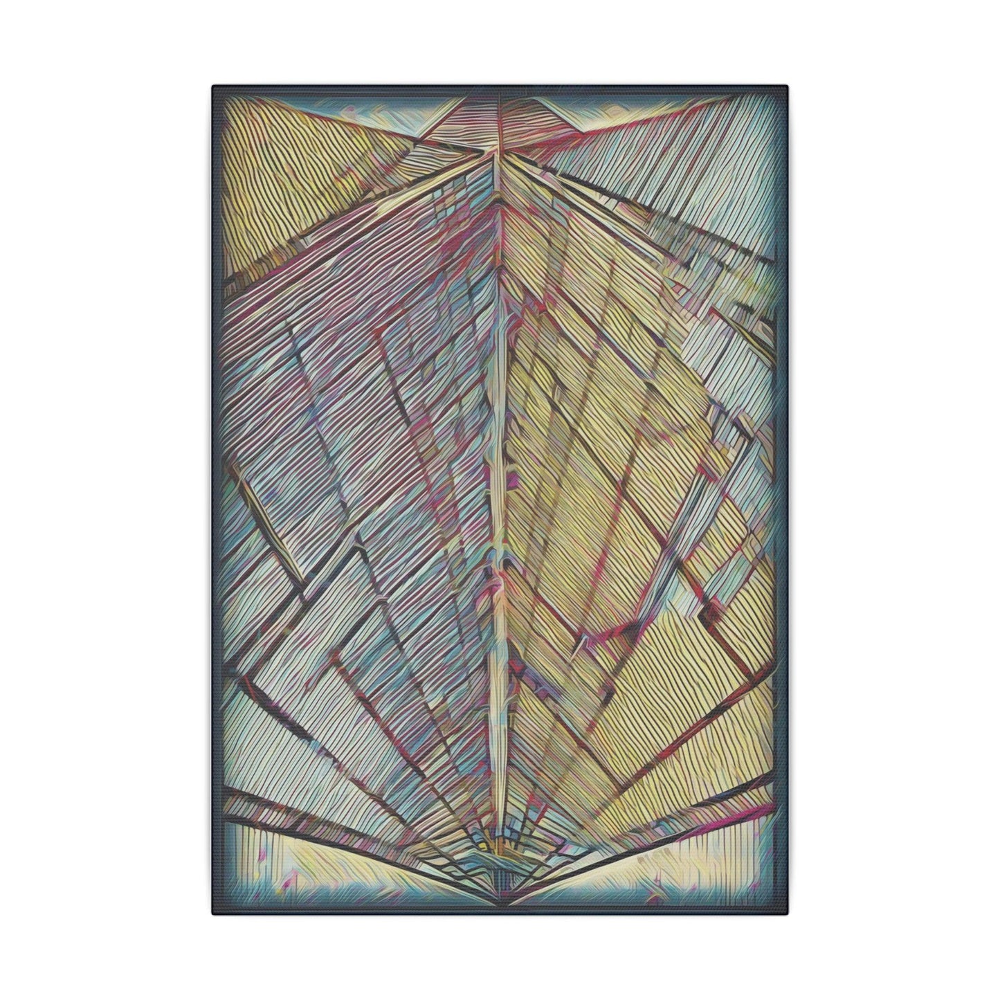 Giclée Print Canvas - "Migratory Theater - Ninth Piece by Luigi_ArtSquare" - Artsquarenft