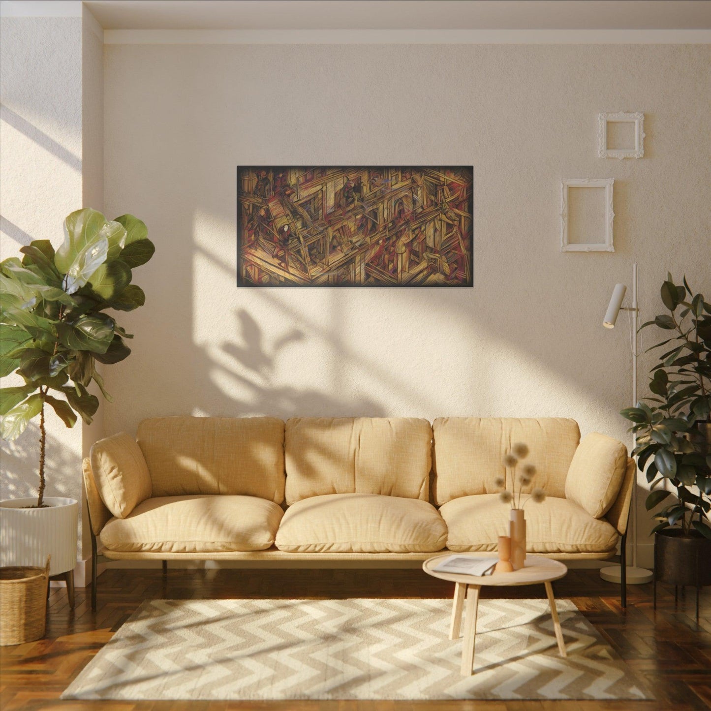 Giclée Print Canvas "Migratory Theater - First Piece by Luigi_ArtSquare" - Artsquarenft