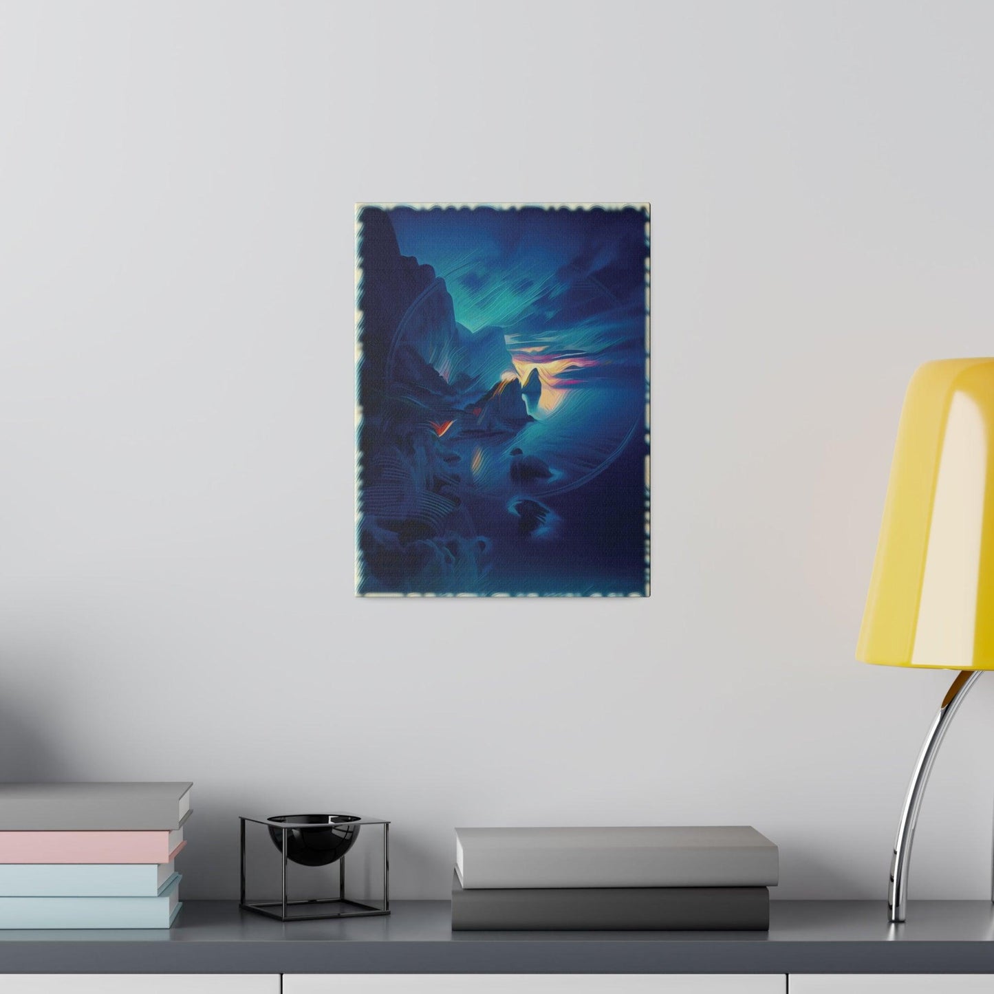 Twilight Coastal Serenity - Matte Canvas, Stretched, 0.75" - Artsquarenft