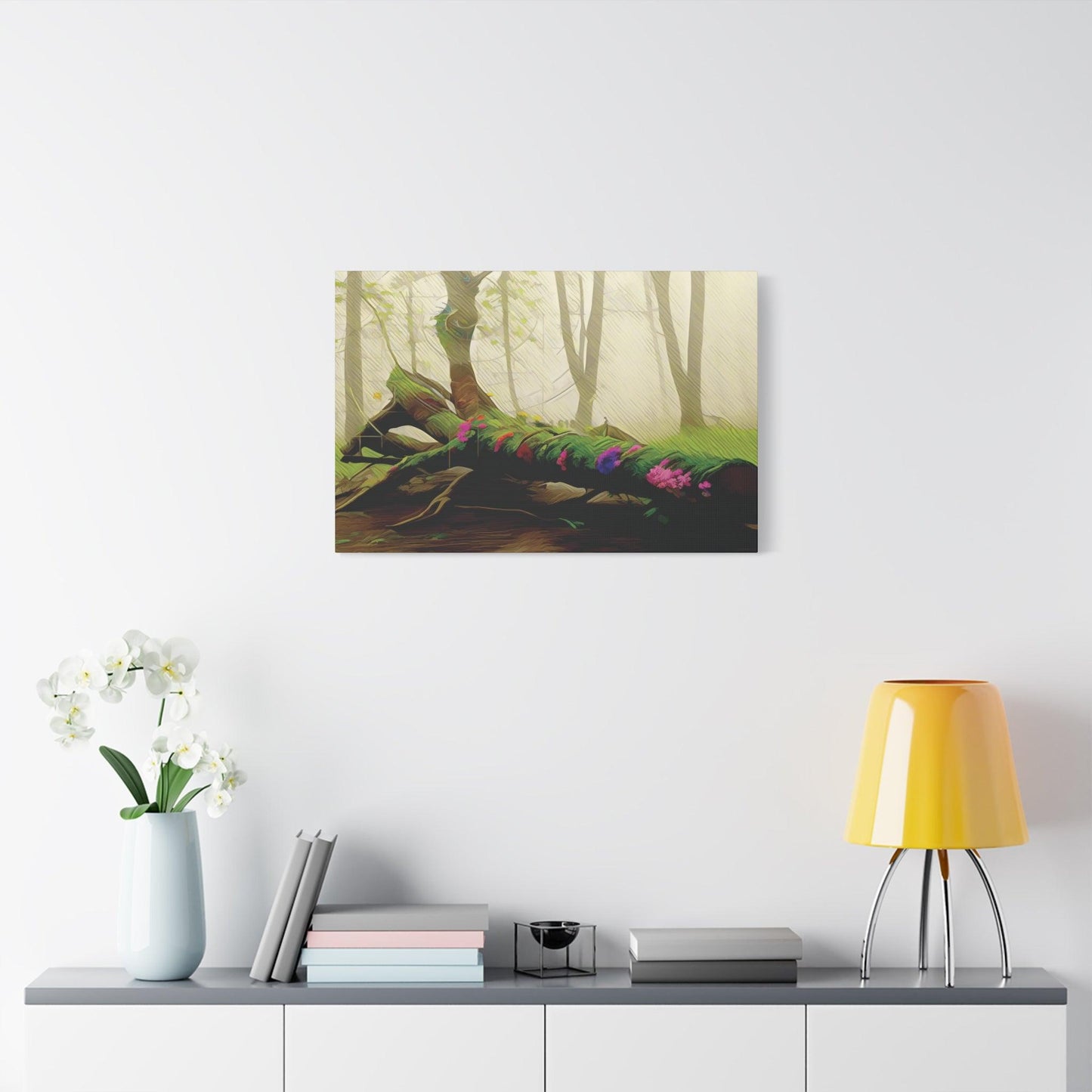 Matte Canvas, Stretched, 1.25" - "Earth - The Solid Call" - Elements Collection - Artsquarenft