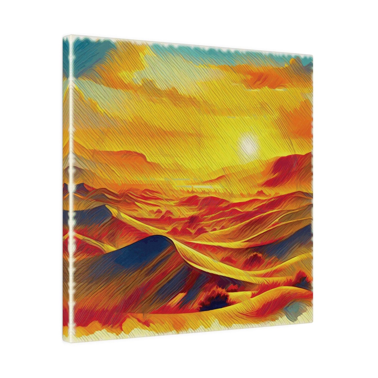 Golden Desert Mirage - Matte Canvas, Stretched, 0.75" - Artsquarenft