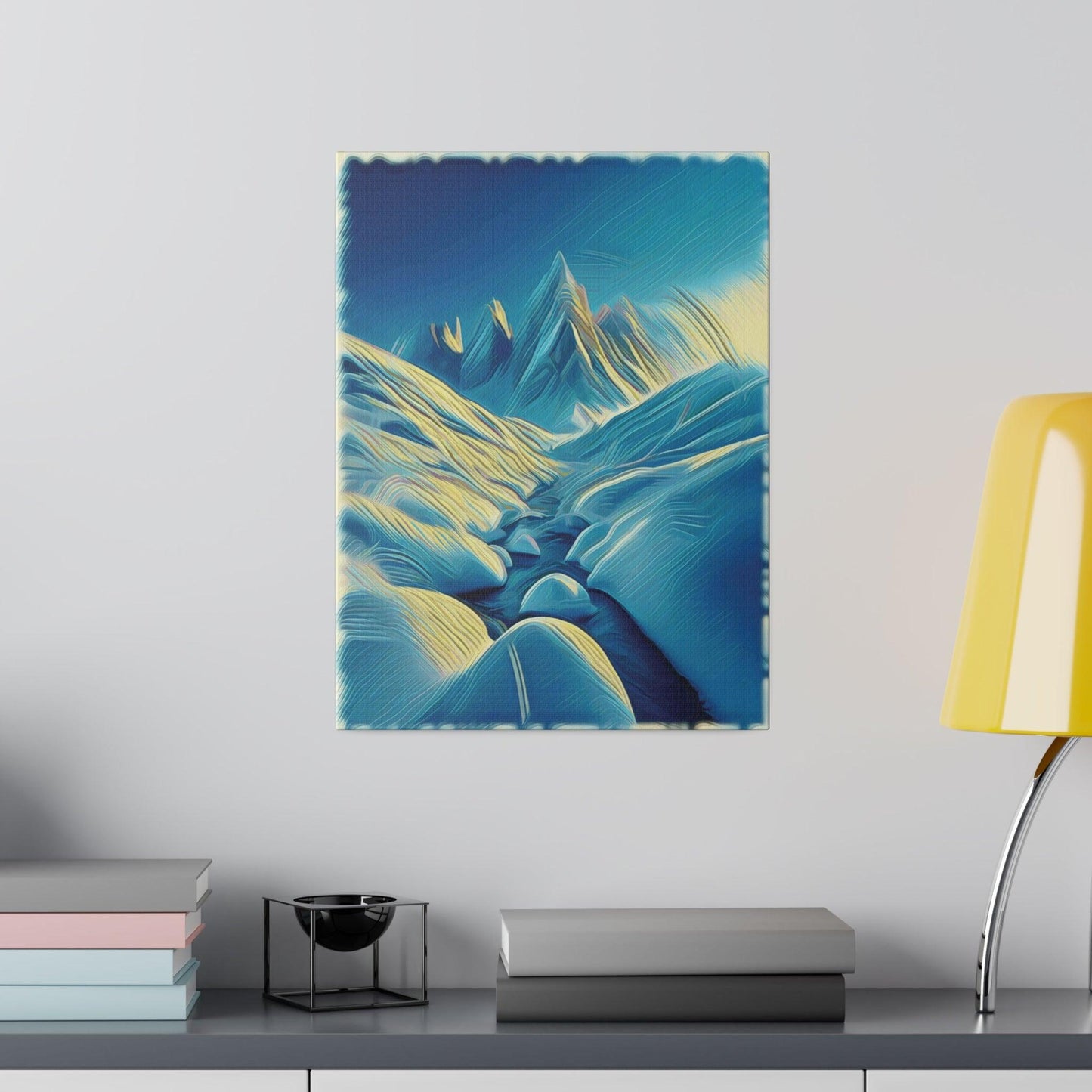Frozen Tranquility - Matte Canvas, Stretched, 0.75" - Artsquarenft