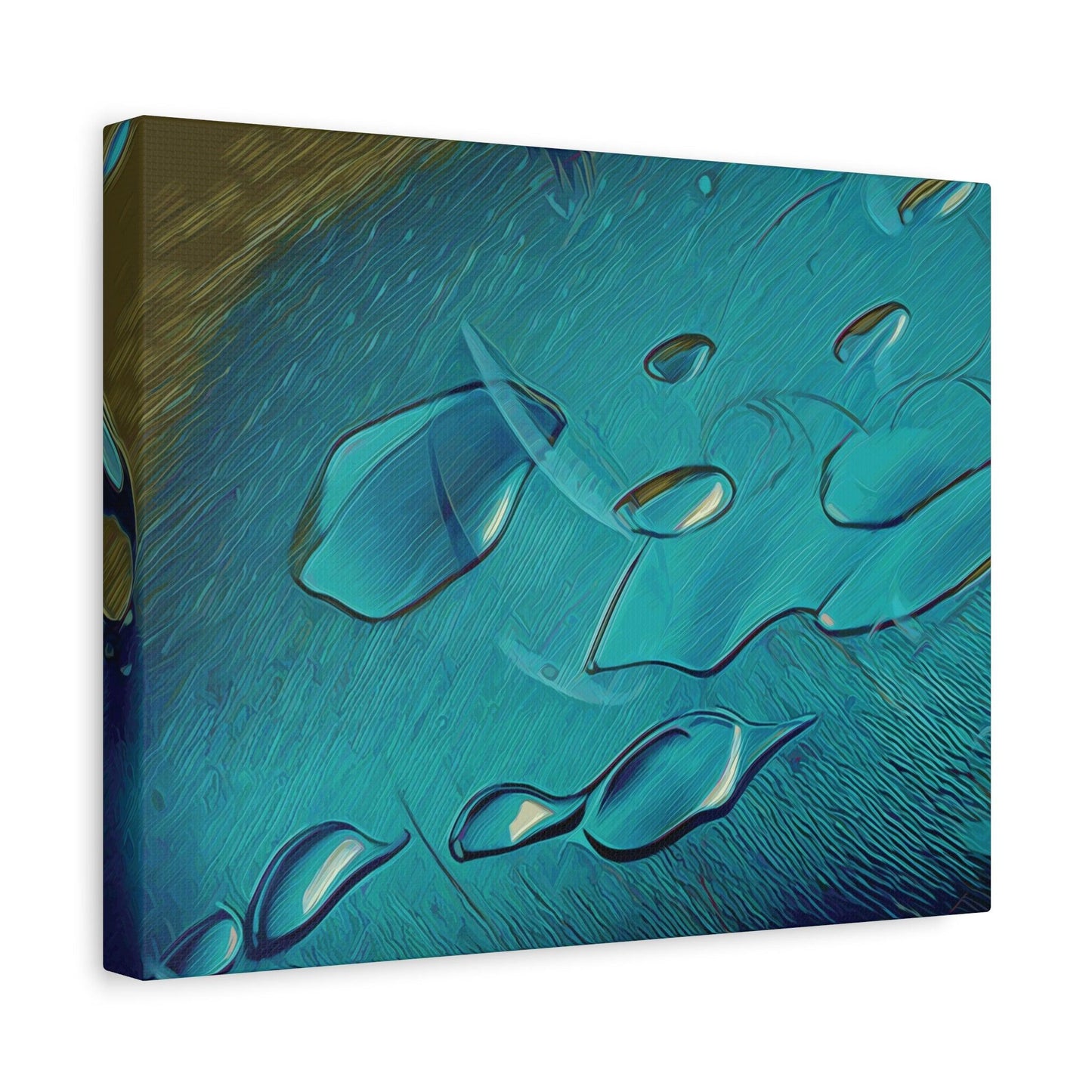 Matte Canvas, Stretched, 1.25" - Water - Vital Flow" - Elements Collection - Artsquarenft