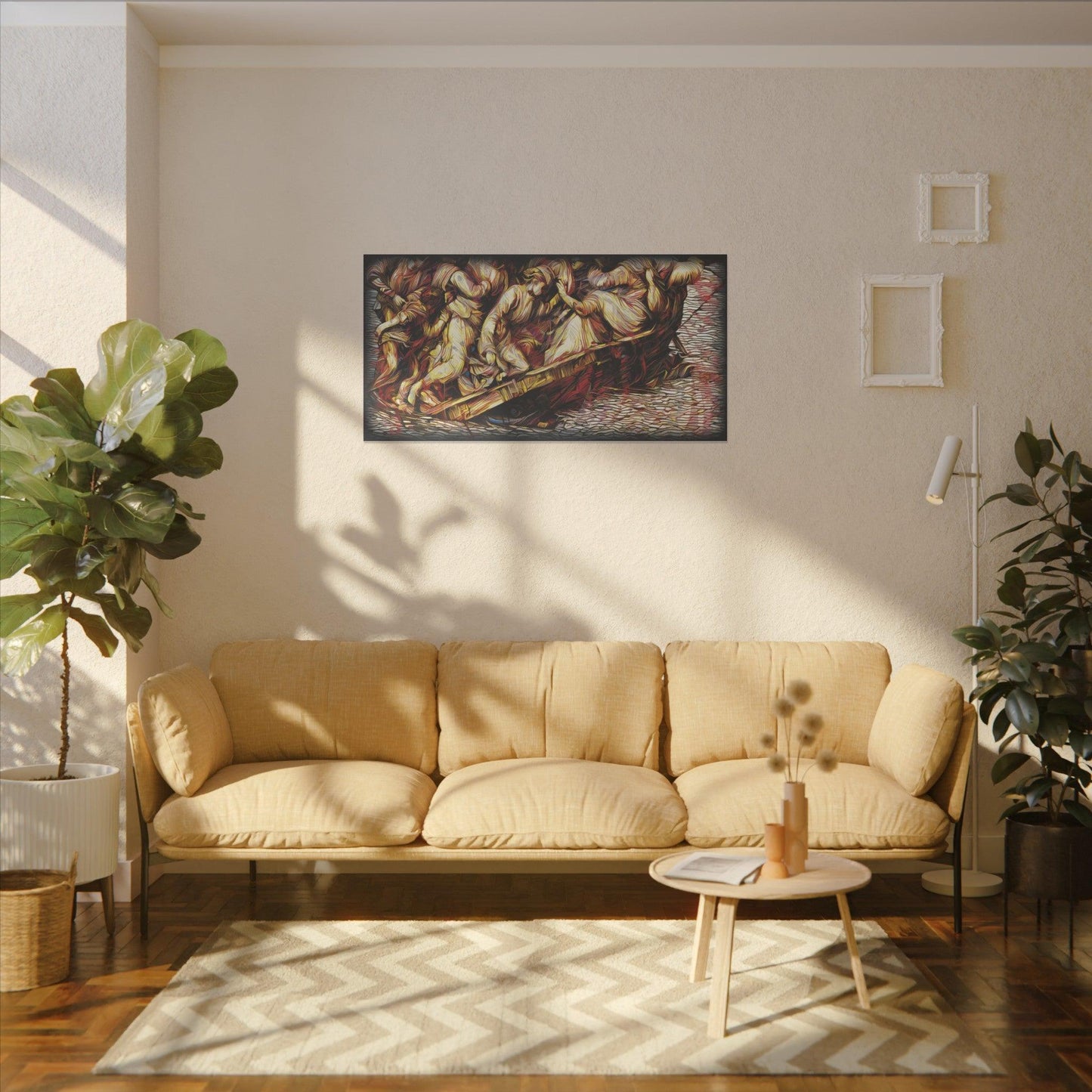 Giclée Print Canvas - "Migratory Theater - Fourth Piece by Luigi_ArtSquare" - Artsquarenft