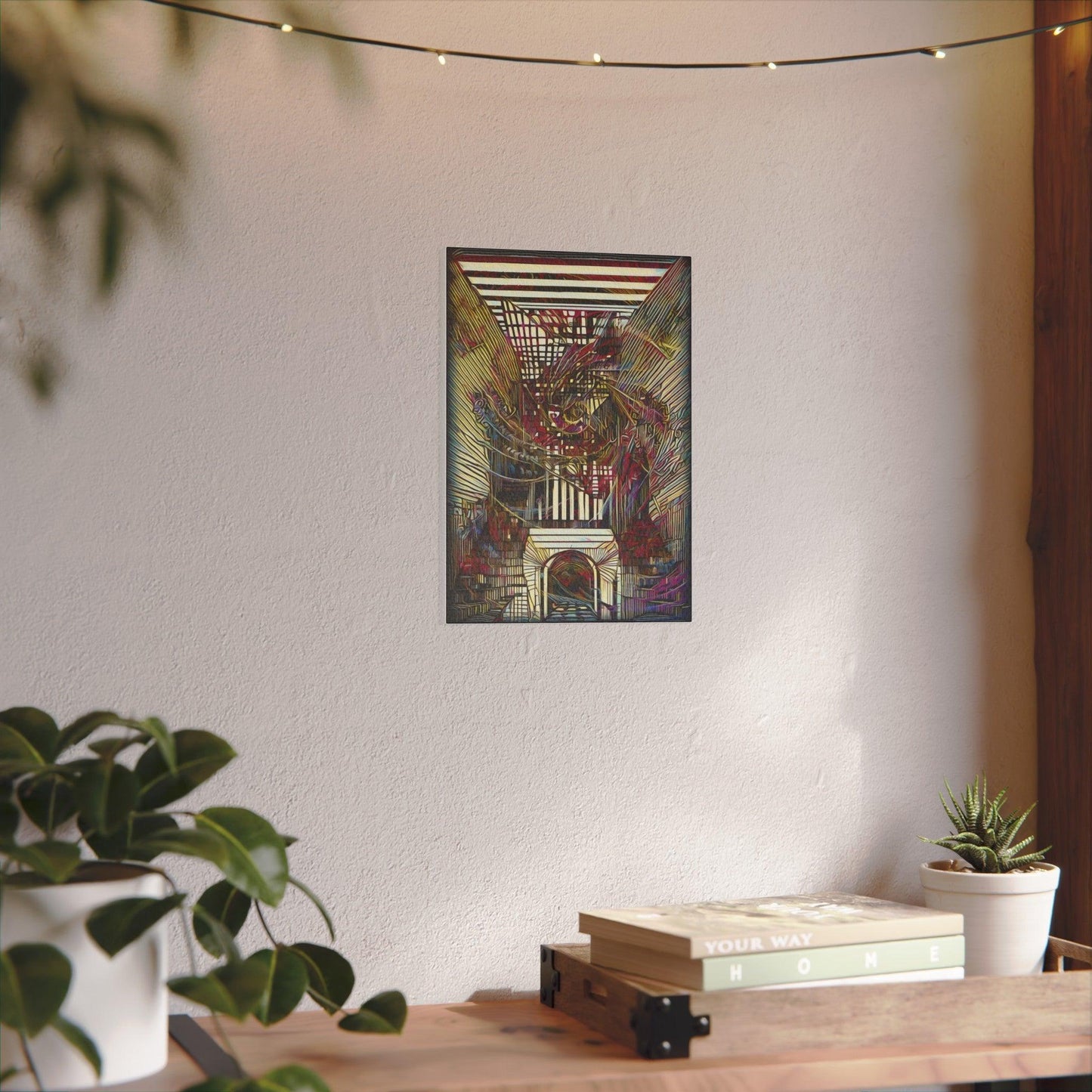 Giclée Print Canvas - "Migratory Theater - Seventh Piece by Luigi_ArtSquare" - Artsquarenft