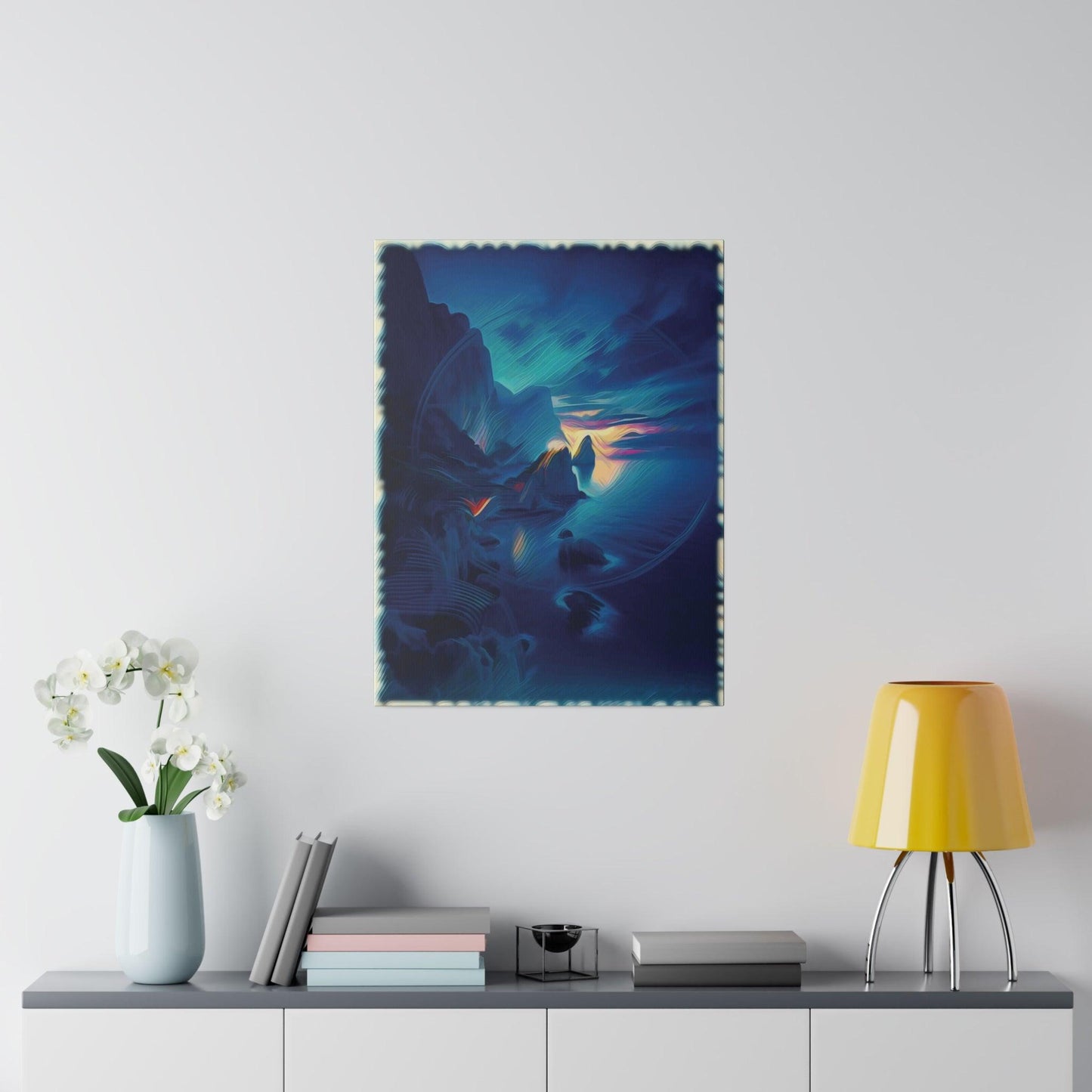 Twilight Coastal Serenity - Matte Canvas, Stretched, 0.75" - Artsquarenft