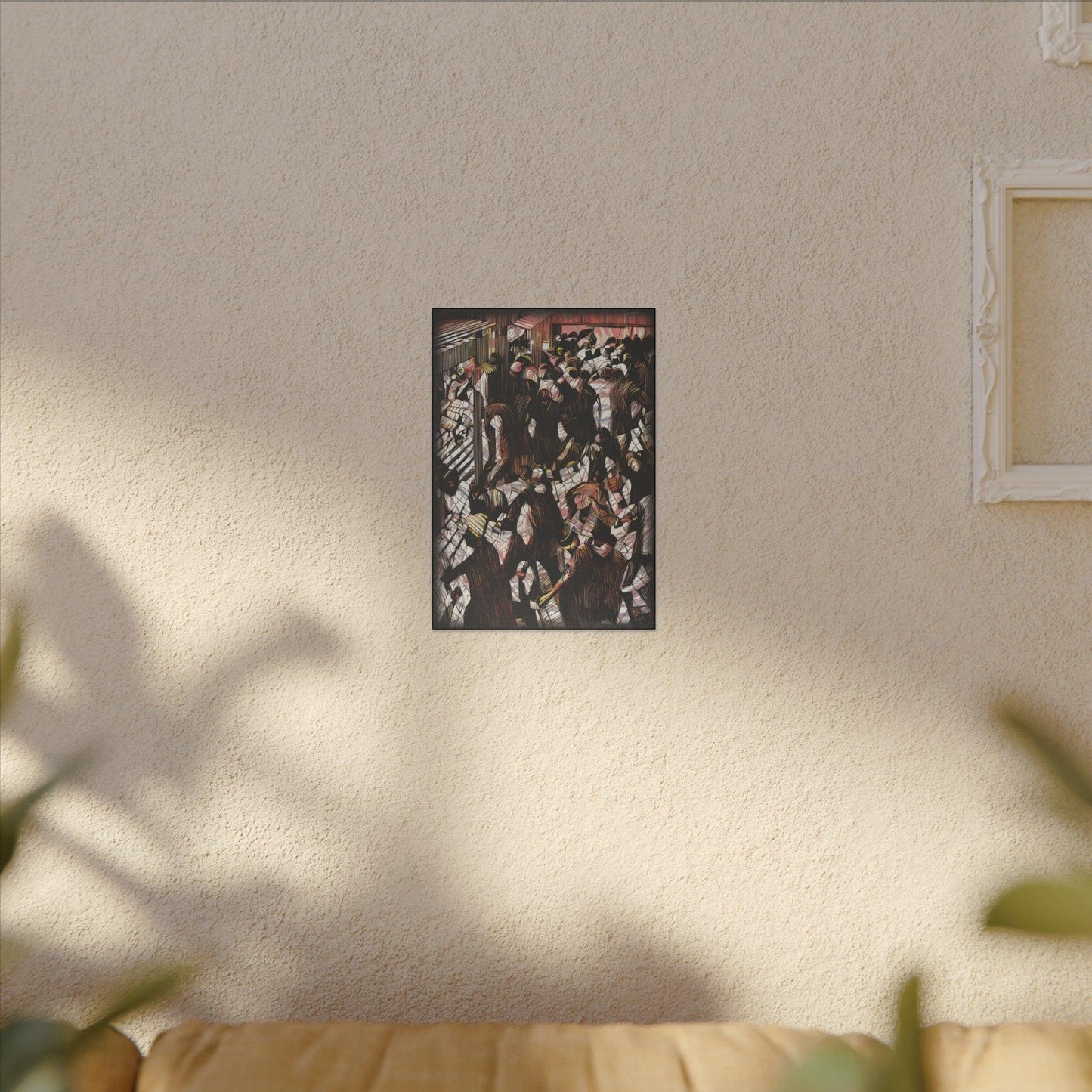 Giclée Print Canvas - "Migratory Theater - Eighth Piece by Luigi_ArtSquare" - Artsquarenft