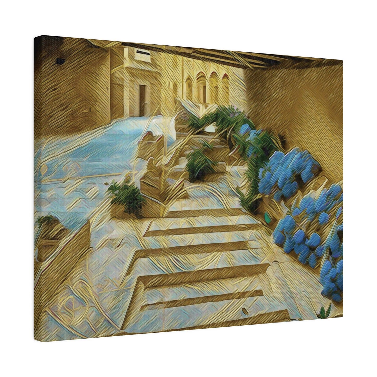 Historic Center - An Alley's Perspective | Matte Canvas, Stretched, 0.75 - Artsquarenft