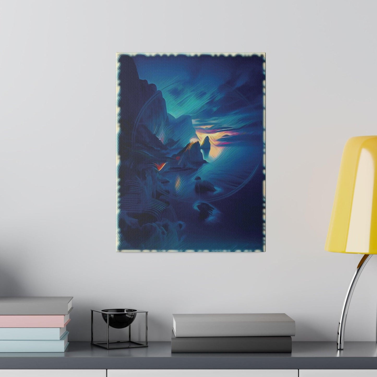 Twilight Coastal Serenity - Matte Canvas, Stretched, 0.75" - Artsquarenft