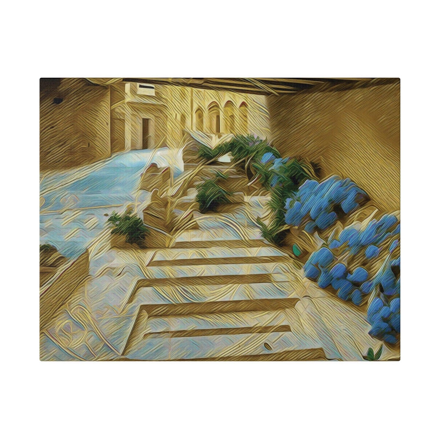 Historic Center - An Alley's Perspective | Matte Canvas, Stretched, 0.75 - Artsquarenft