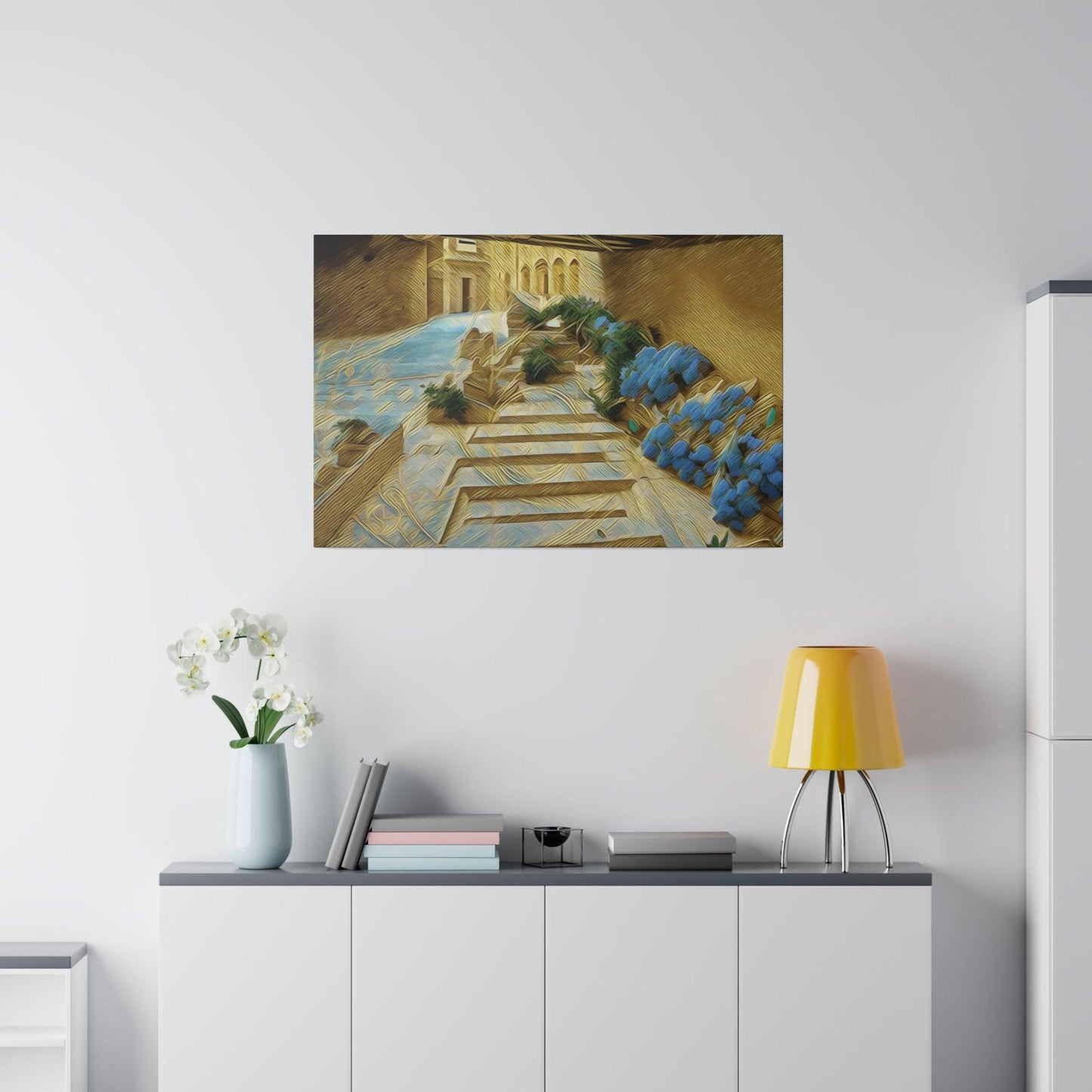 Historic Center - An Alley's Perspective | Matte Canvas, Stretched, 0.75 - Artsquarenft