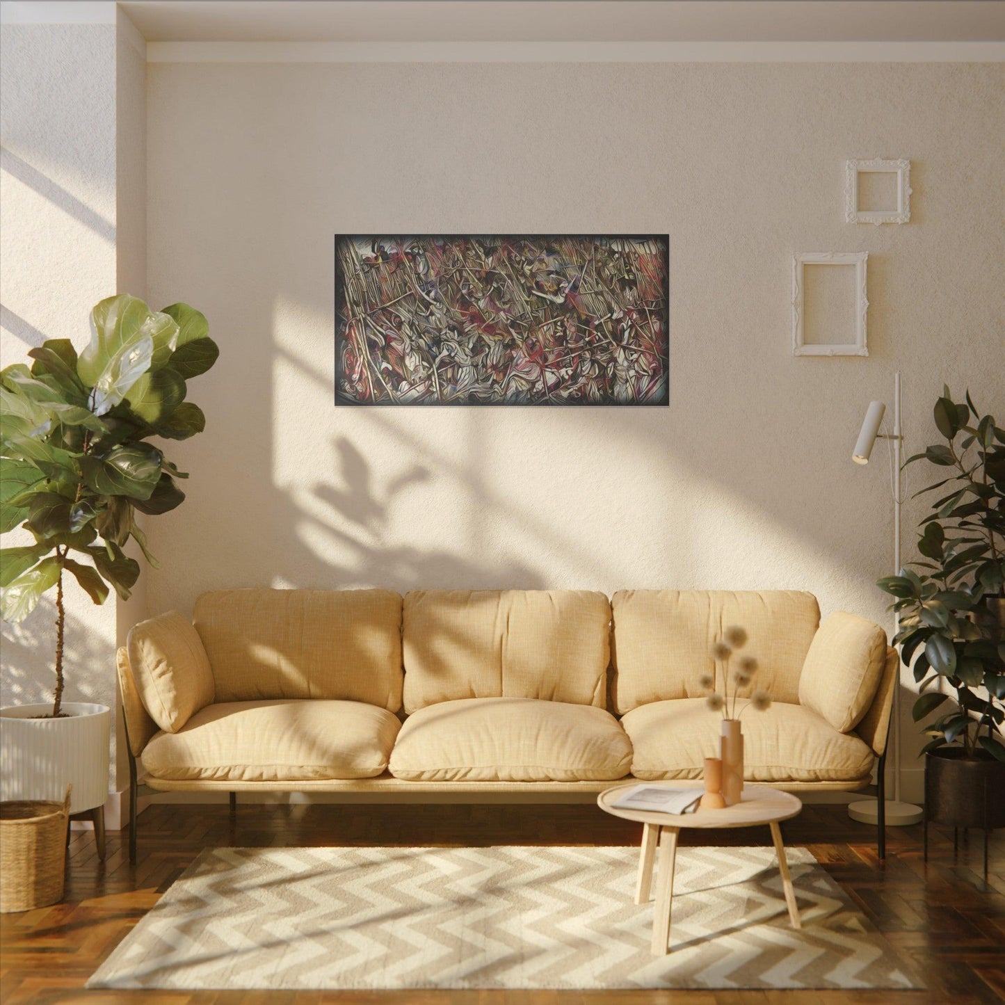 Giclée Print Canvas - "Migratory Theater - Second Piece by Luigi_ArtSquare" - Artsquarenft