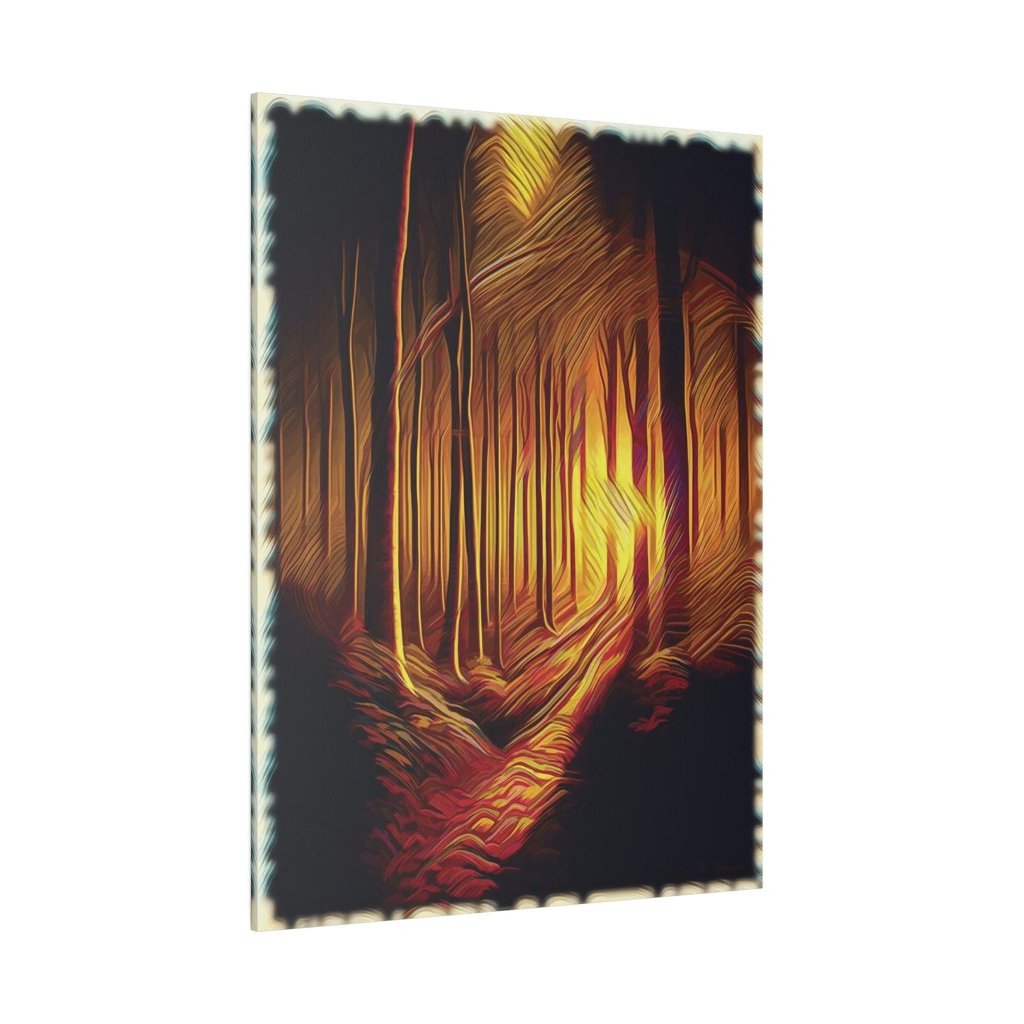 Pathway of Golden Light - Matte Canvas, Stretched, 0.75" - Artsquarenft