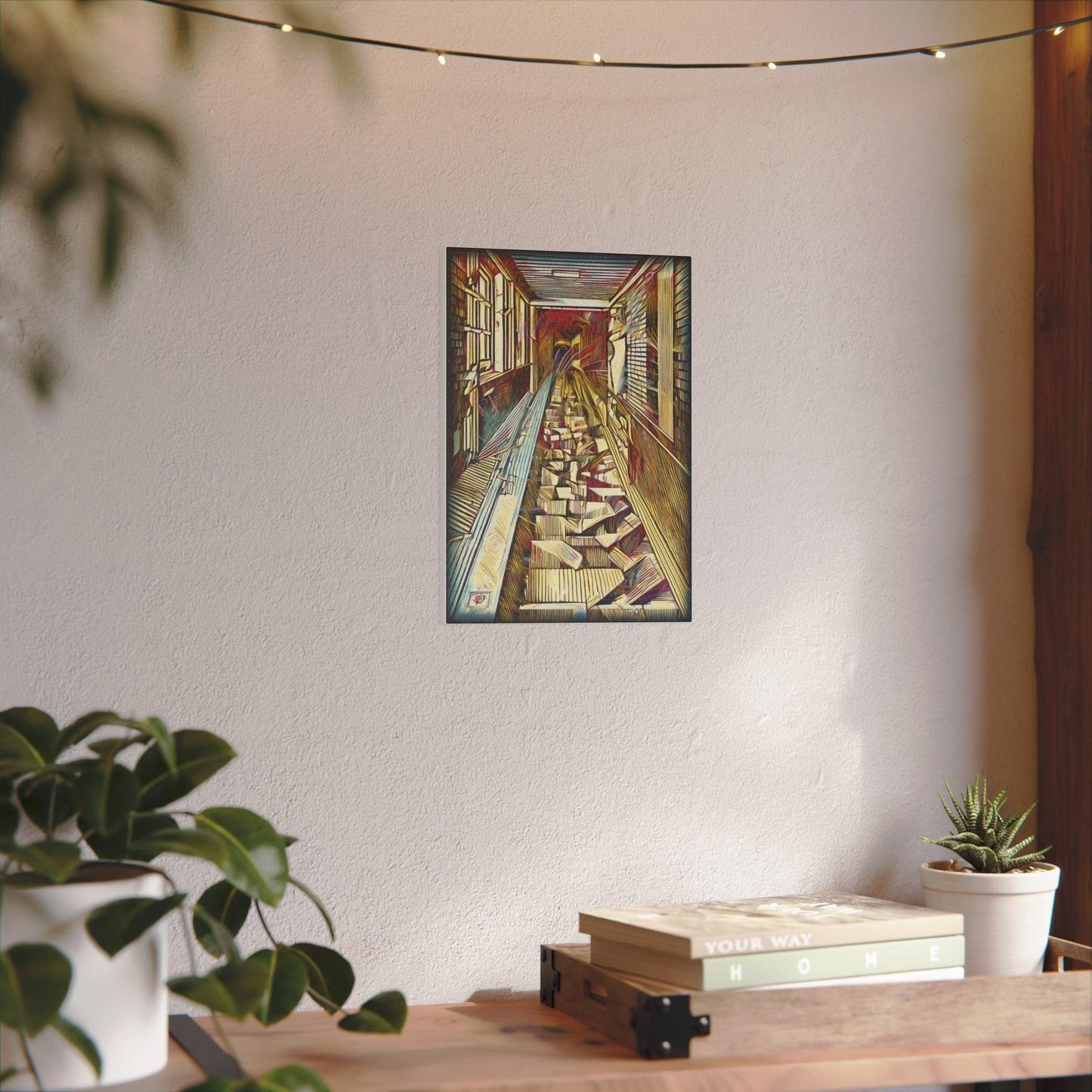 Giclée Print Canvas - "Migratory Theater - Tenth Piece by Luigi_ArtSquare" - Artsquarenft