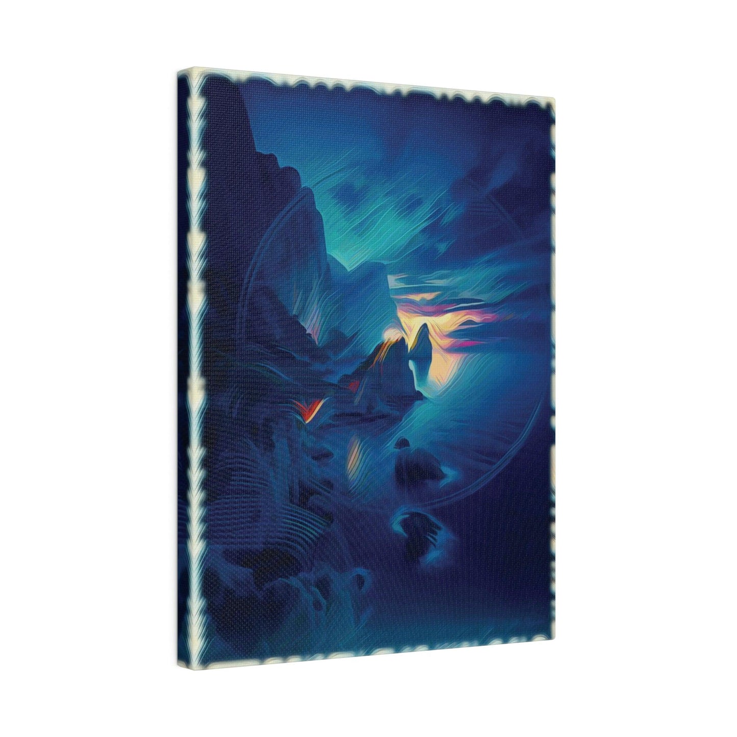Twilight Coastal Serenity - Matte Canvas, Stretched, 0.75" - Artsquarenft