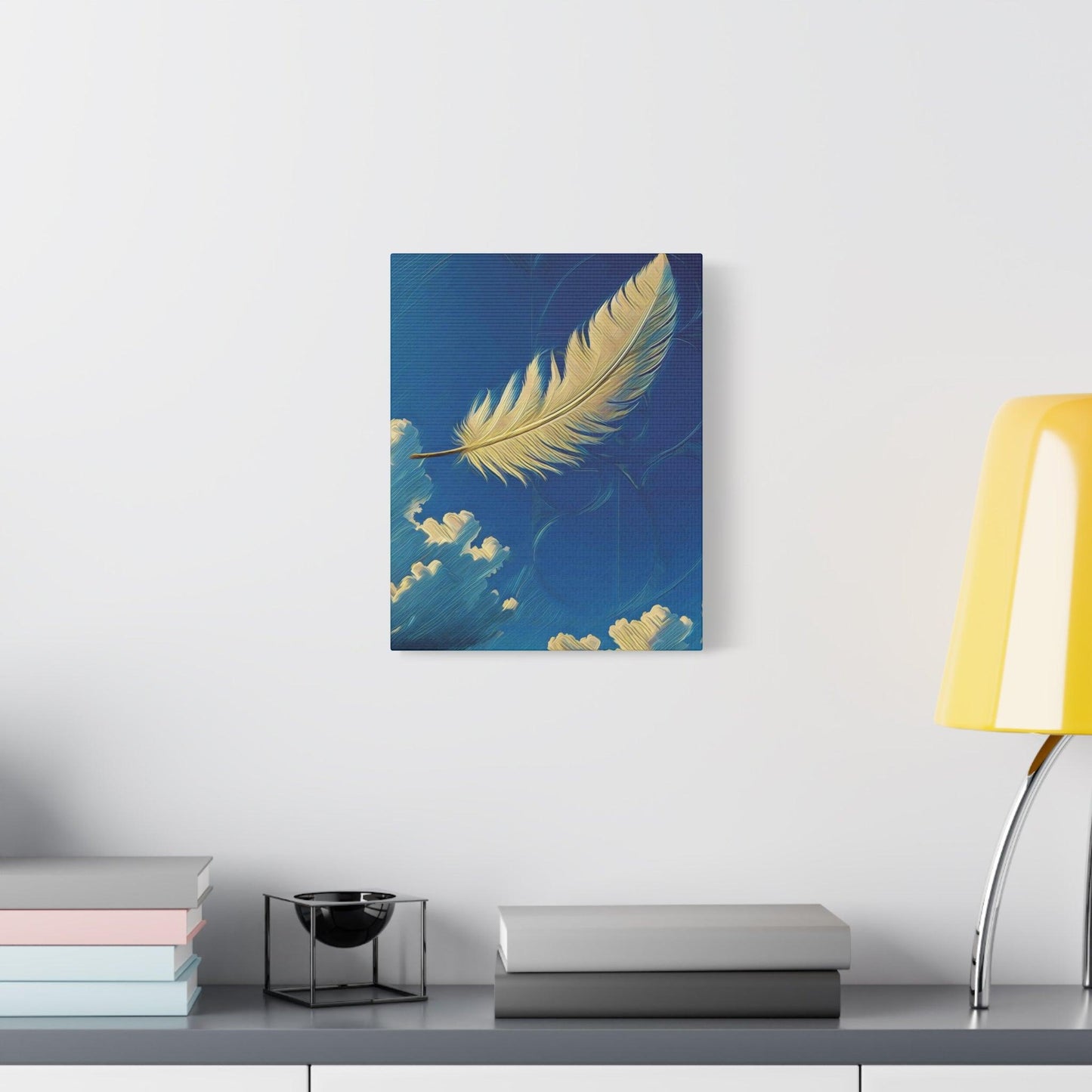 Matte Canvas, Stretched, 1.25" - Air - Breath of Life" - Elements Collection - Artsquarenft