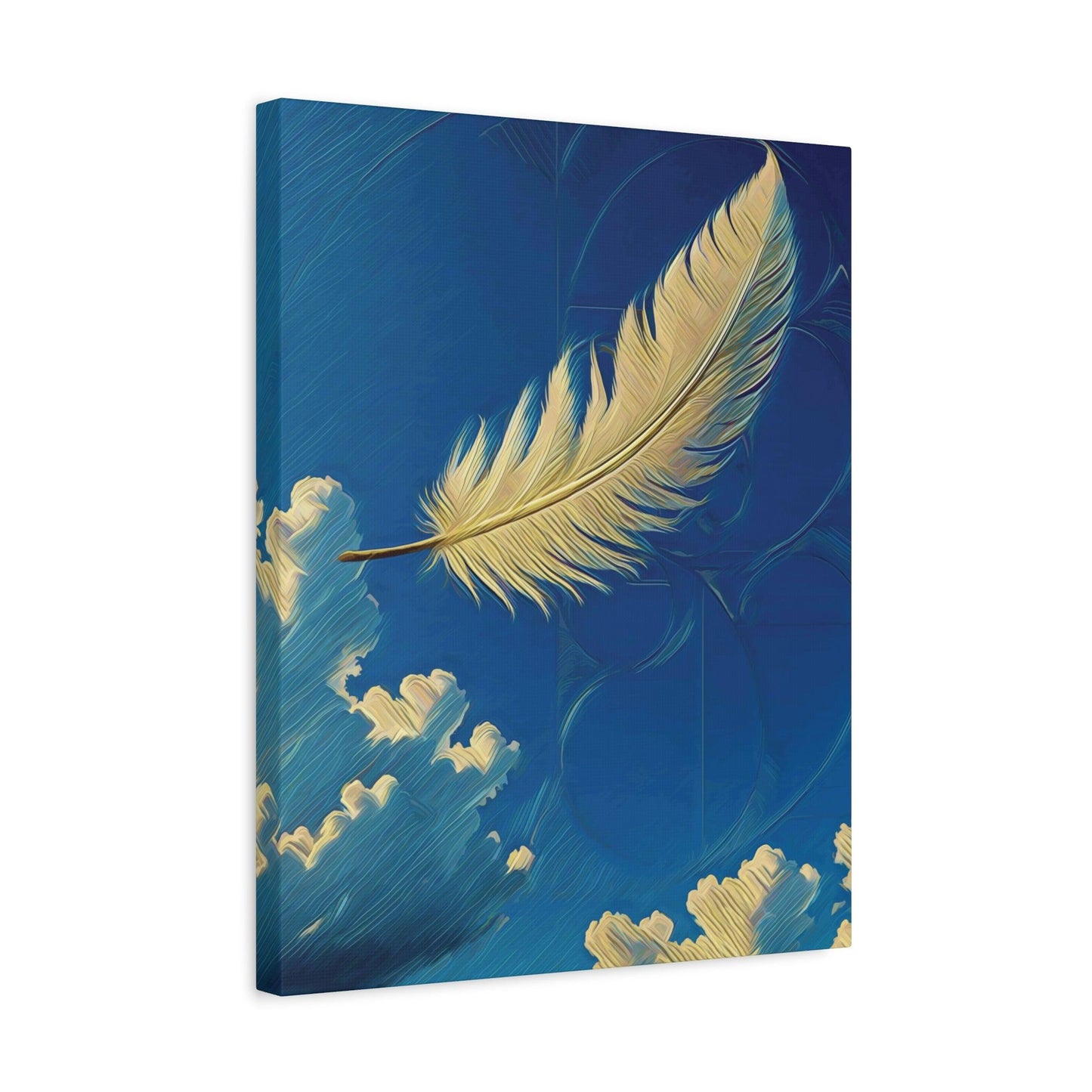 Matte Canvas, Stretched, 1.25" - Air - Breath of Life" - Elements Collection - Artsquarenft