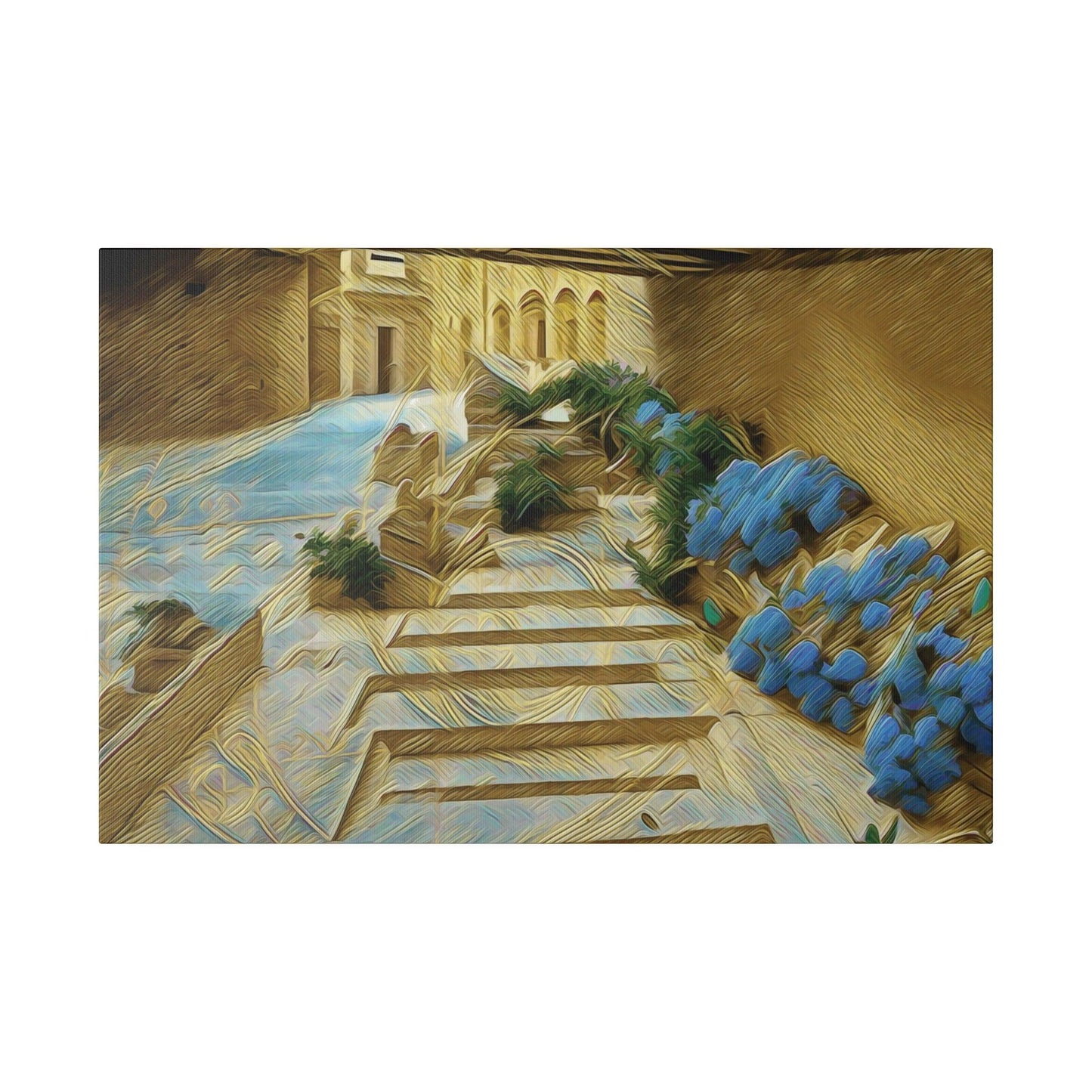 Historic Center - An Alley's Perspective | Matte Canvas, Stretched, 0.75 - Artsquarenft
