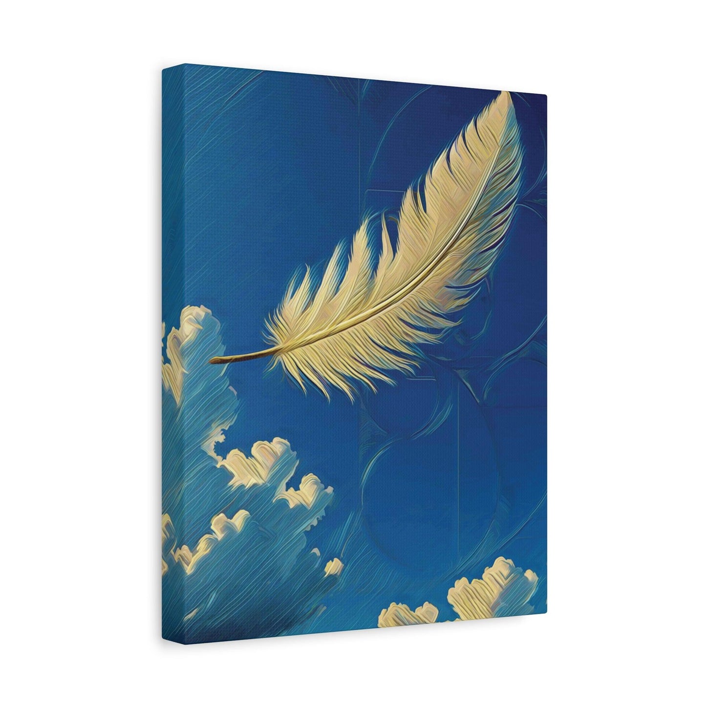Matte Canvas, Stretched, 1.25" - Air - Breath of Life" - Elements Collection - Artsquarenft