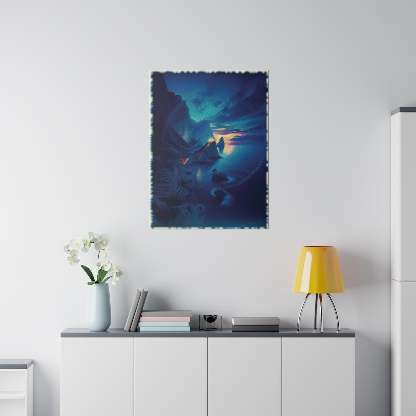 Twilight Coastal Serenity - Matte Canvas, Stretched, 0.75" - Artsquarenft