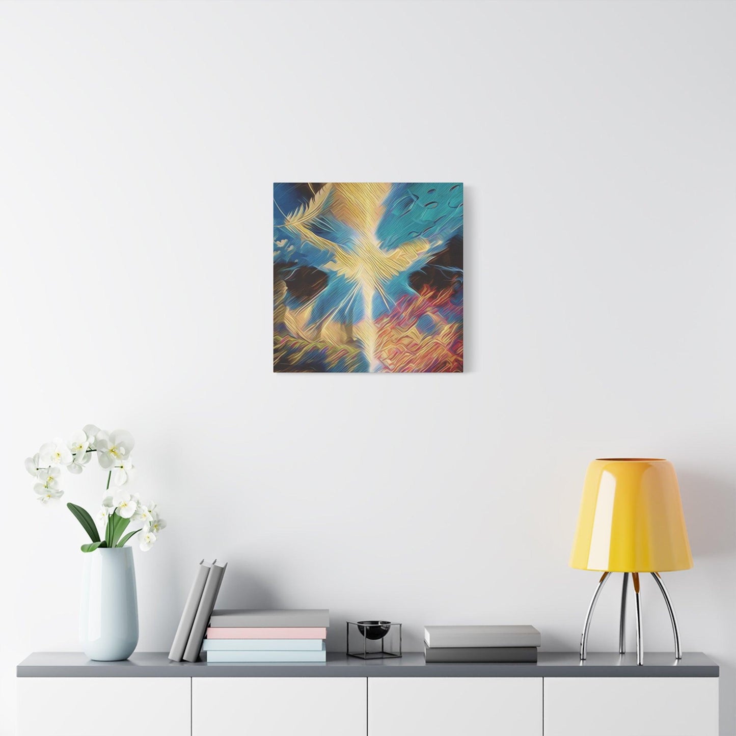 Matte Canvas, Stretched, 1.25" - Ether - The Quintessence" - Elements Collection - Artsquarenft