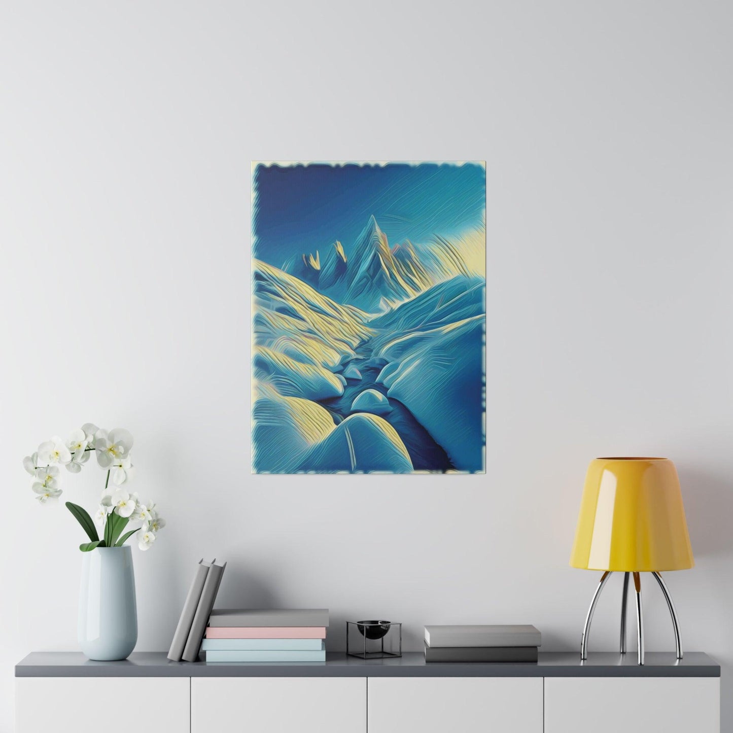 Frozen Tranquility - Matte Canvas, Stretched, 0.75" - Artsquarenft