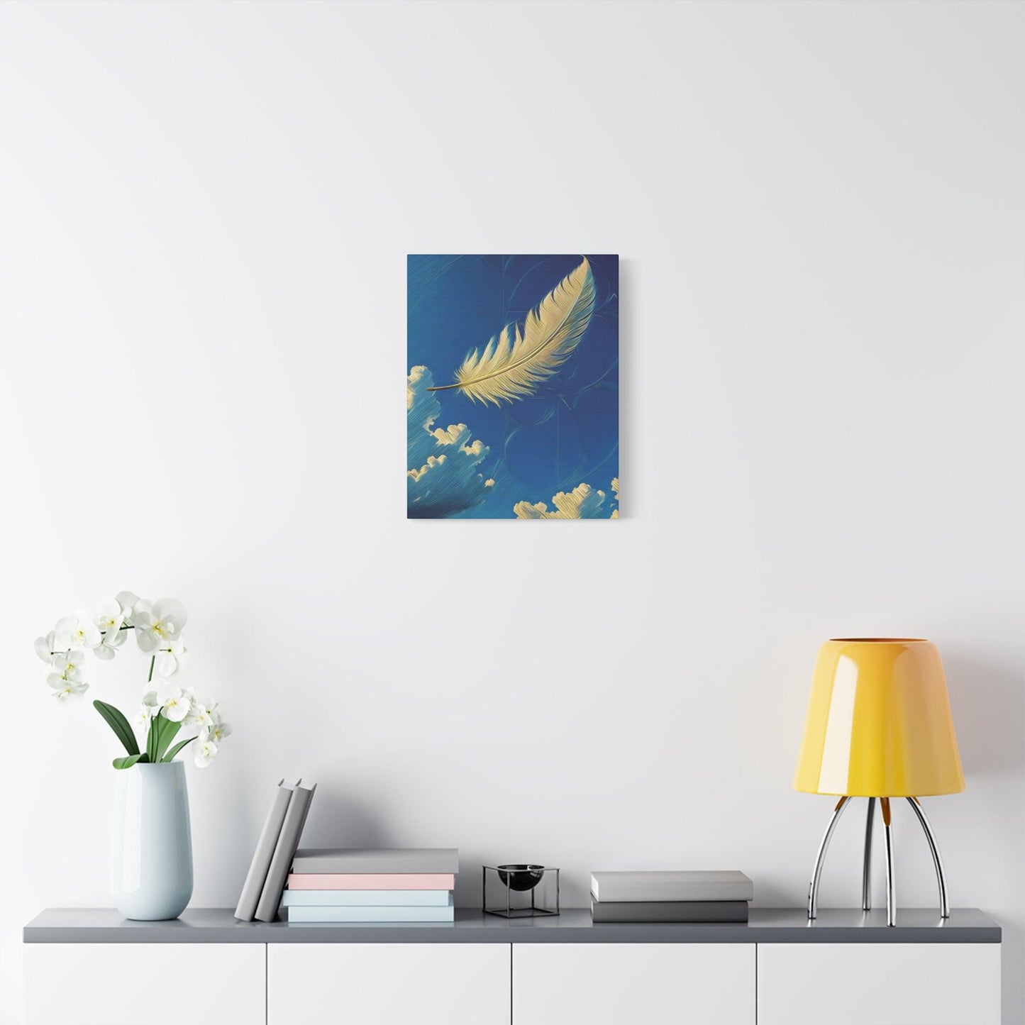 Matte Canvas, Stretched, 1.25" - Air - Breath of Life" - Elements Collection - Artsquarenft