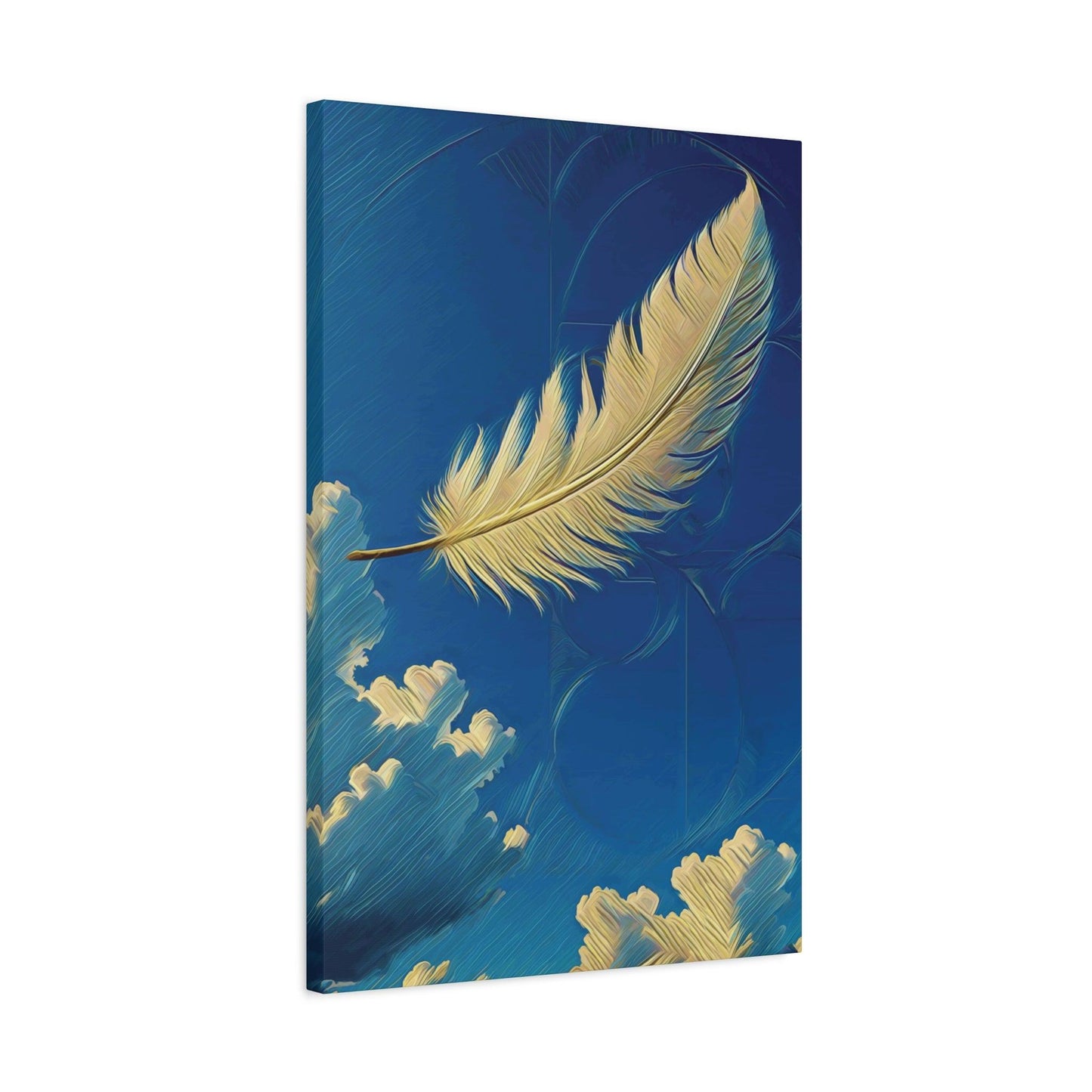 Matte Canvas, Stretched, 1.25" - Air - Breath of Life" - Elements Collection - Artsquarenft