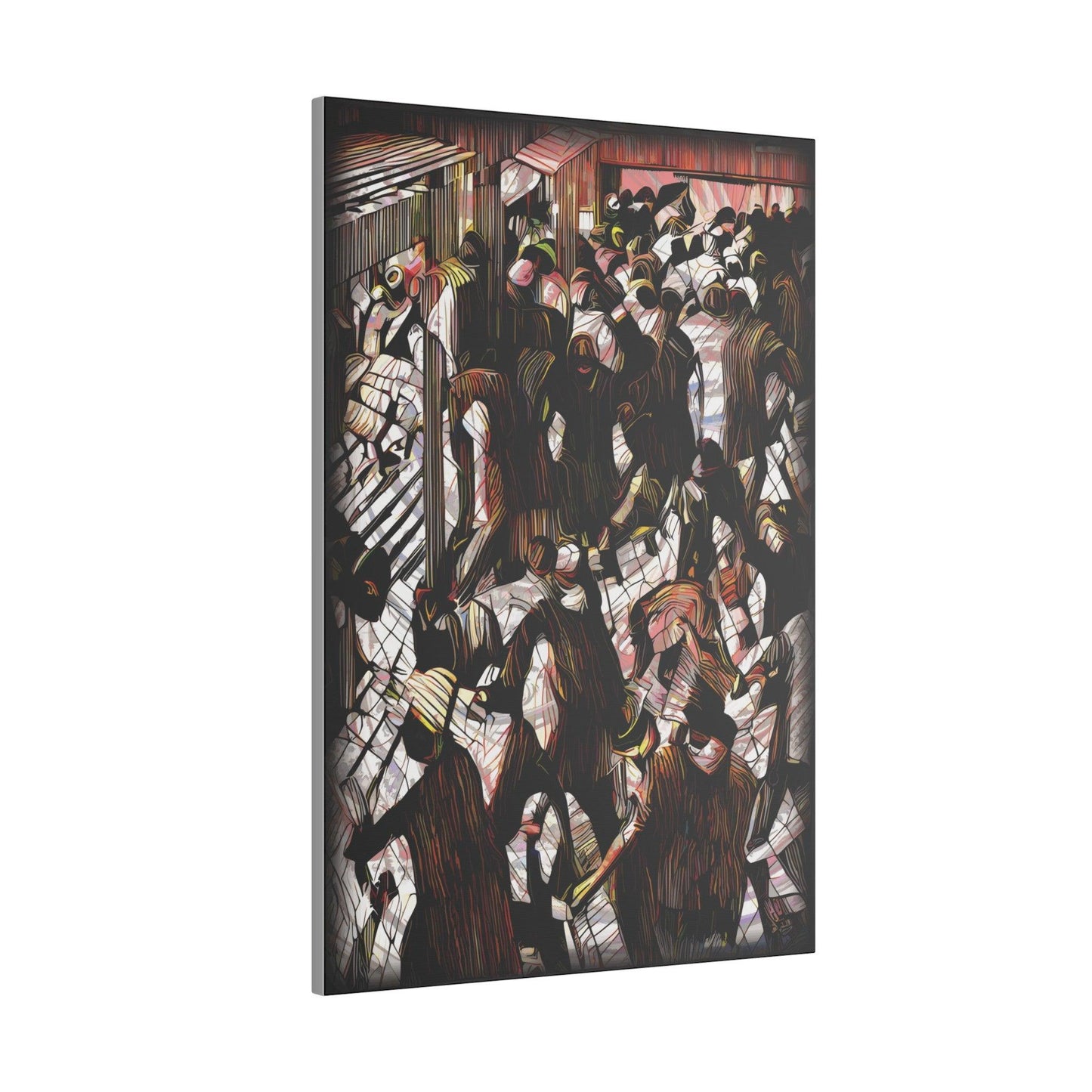 Giclée Print Canvas - "Migratory Theater - Eighth Piece by Luigi_ArtSquare" - Artsquarenft