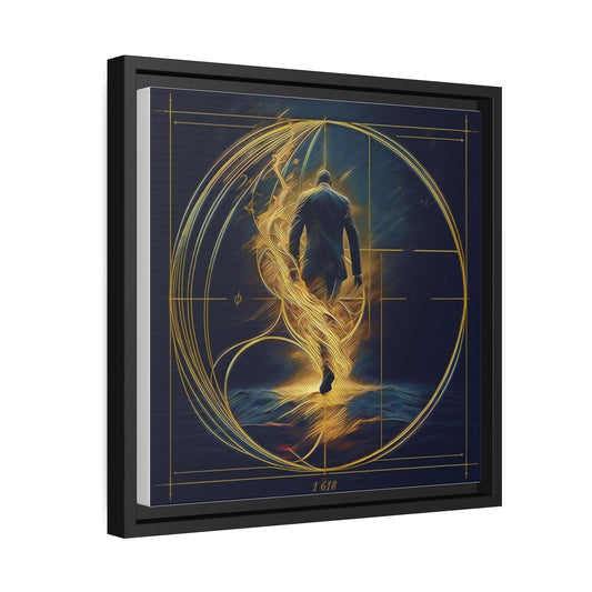 Matte Canvas, Black Frame - "Midnight Journey" Collection - Artsquarenft