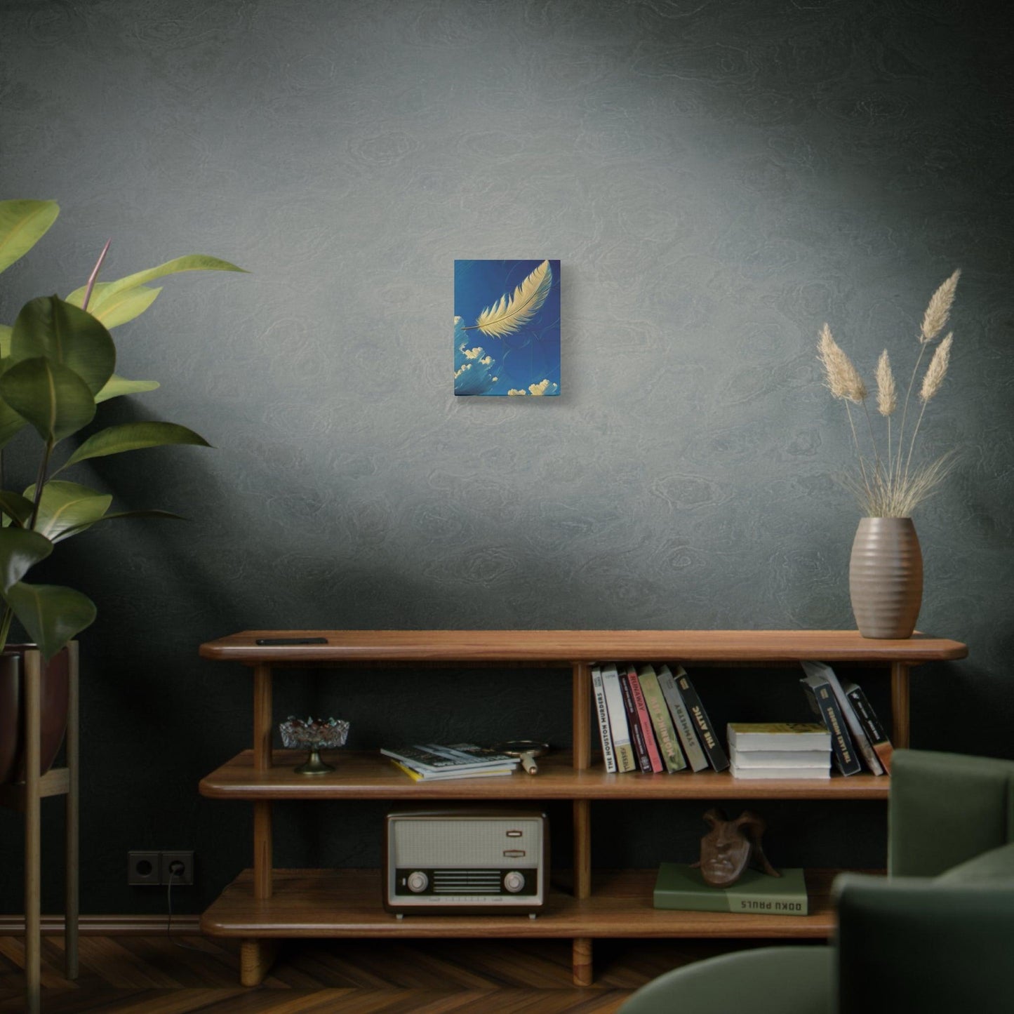Matte Canvas, Stretched, 1.25" - Air - Breath of Life" - Elements Collection - Artsquarenft
