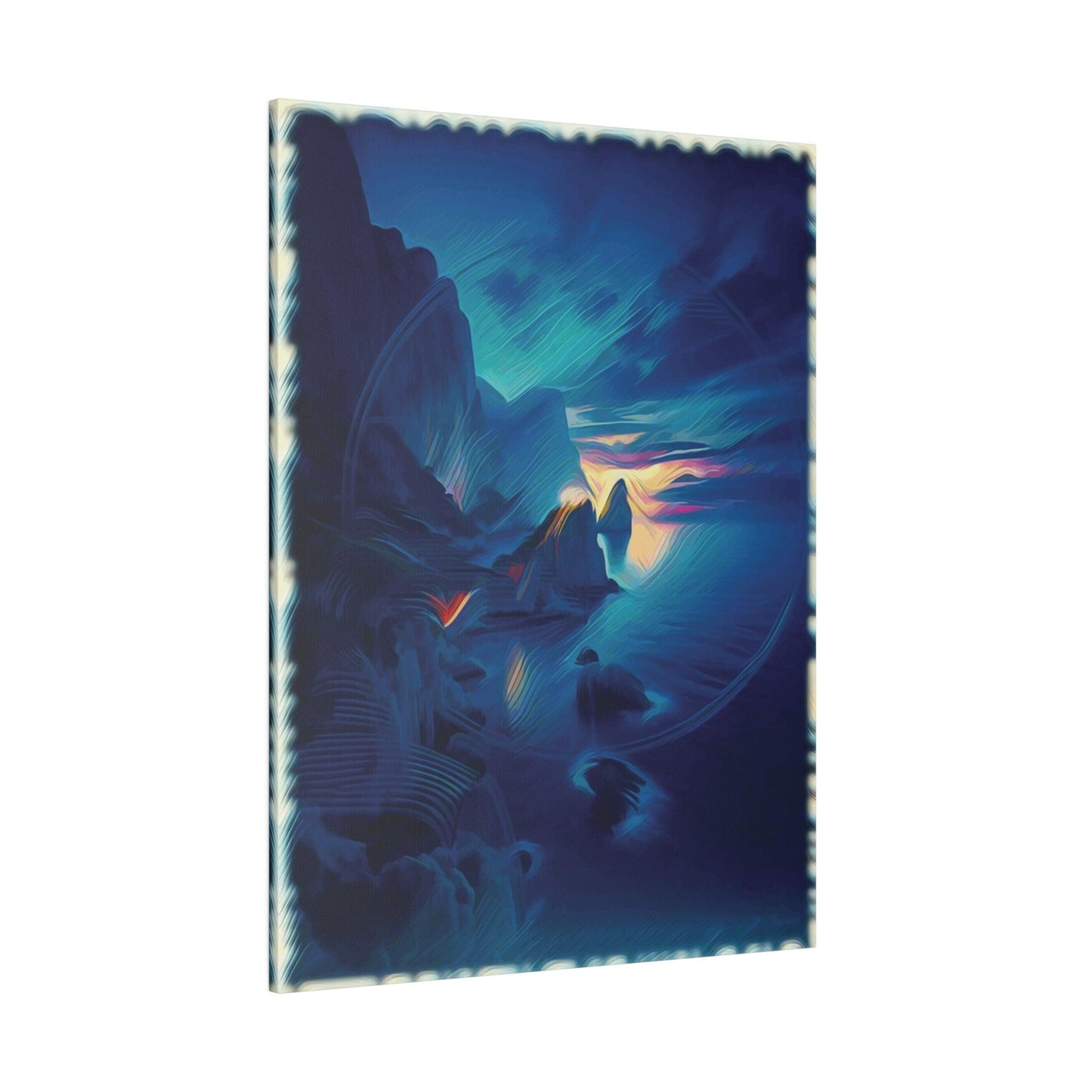 Twilight Coastal Serenity - Matte Canvas, Stretched, 0.75" - Artsquarenft