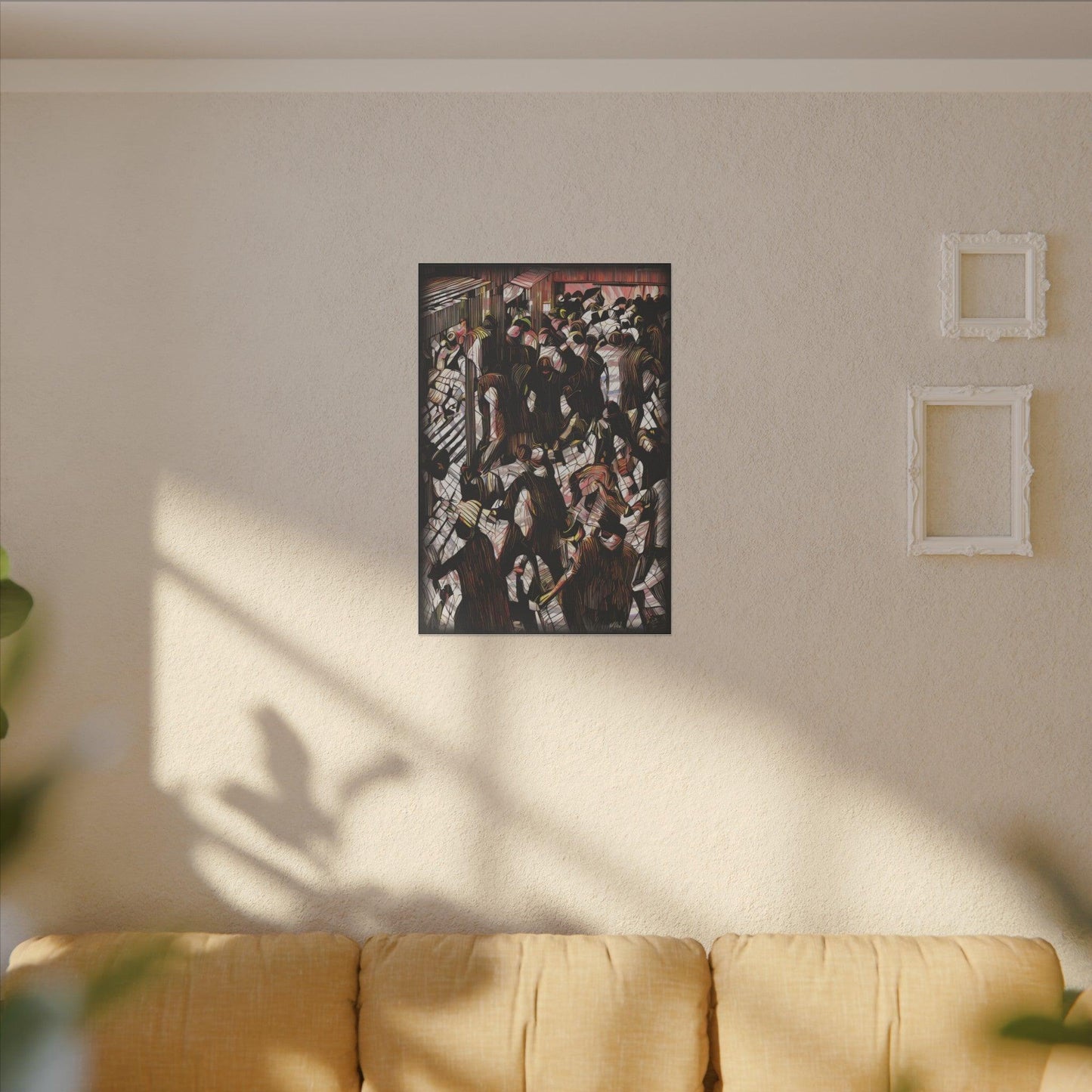 Giclée Print Canvas - "Migratory Theater - Eighth Piece by Luigi_ArtSquare" - Artsquarenft