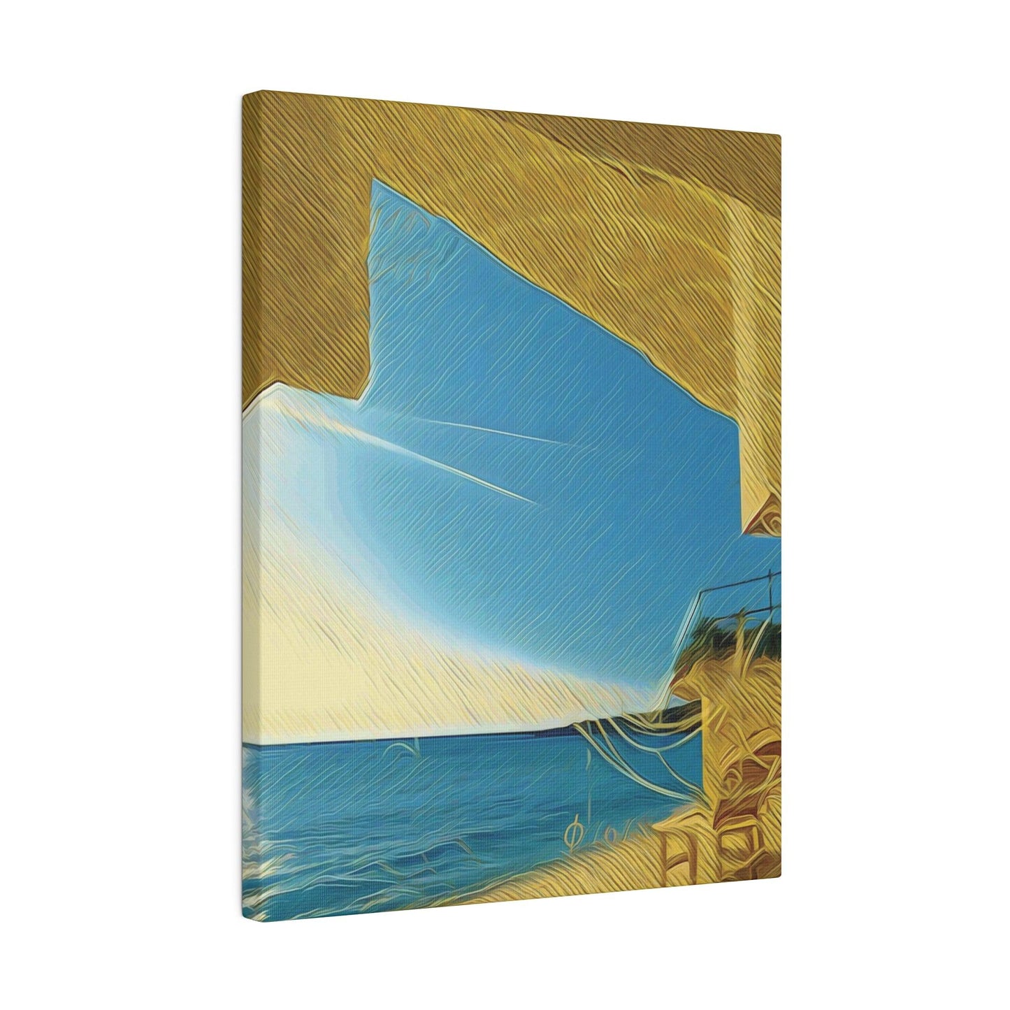 Purità Beach - The Heart of Gallipoli | Matte Canvas, Stretched, 0.75" - Artsquarenft