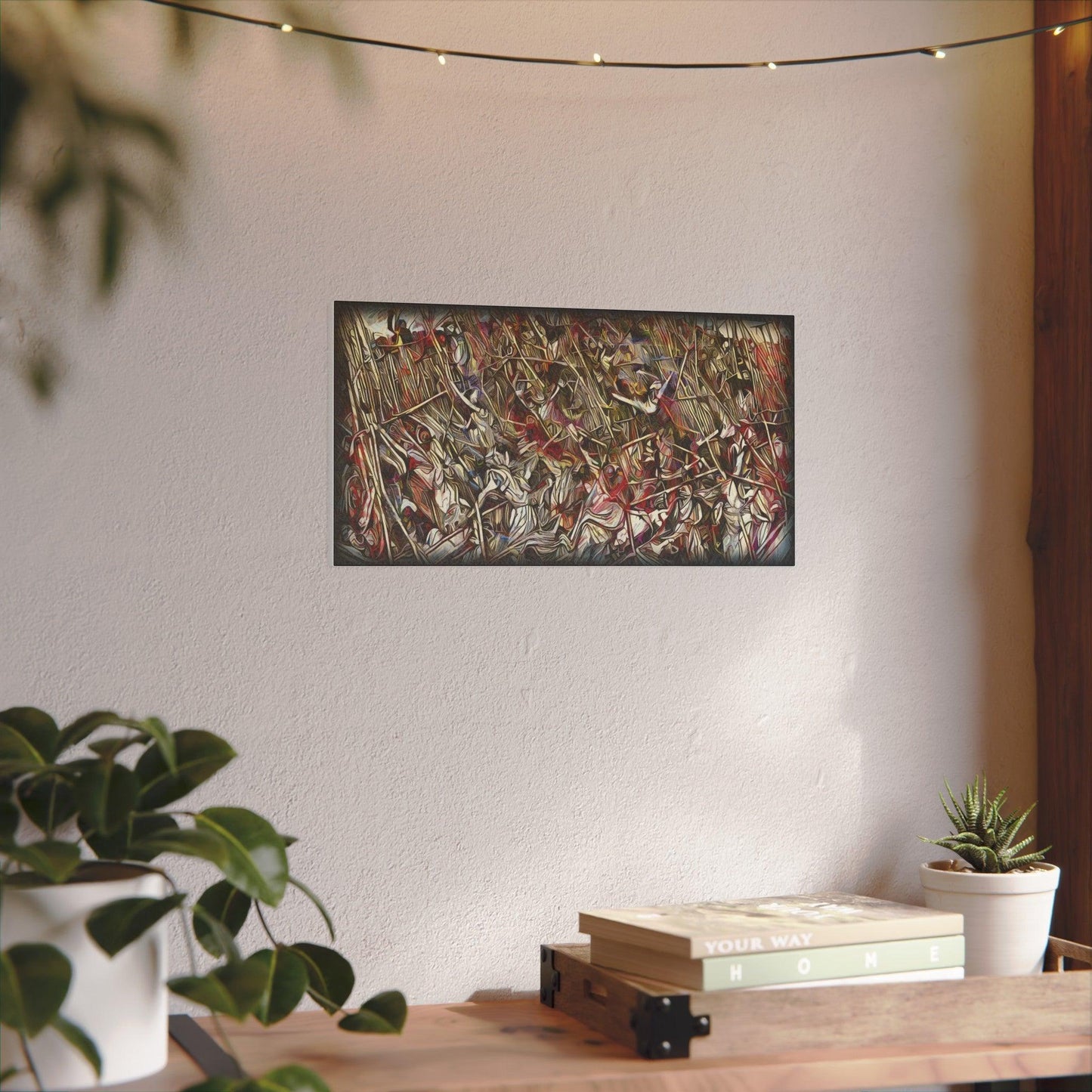 Giclée Print Canvas - "Migratory Theater - Second Piece by Luigi_ArtSquare" - Artsquarenft