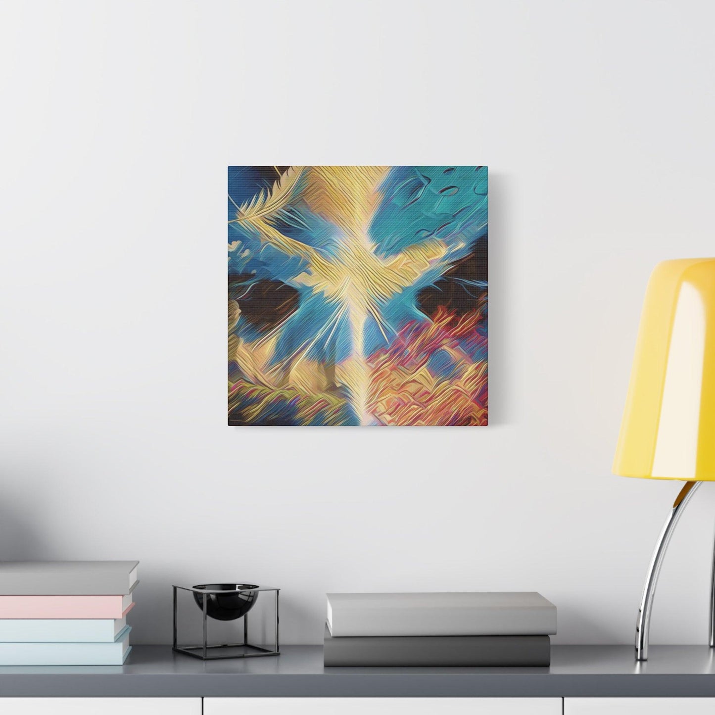 Matte Canvas, Stretched, 1.25" - Ether - The Quintessence" - Elements Collection - Artsquarenft