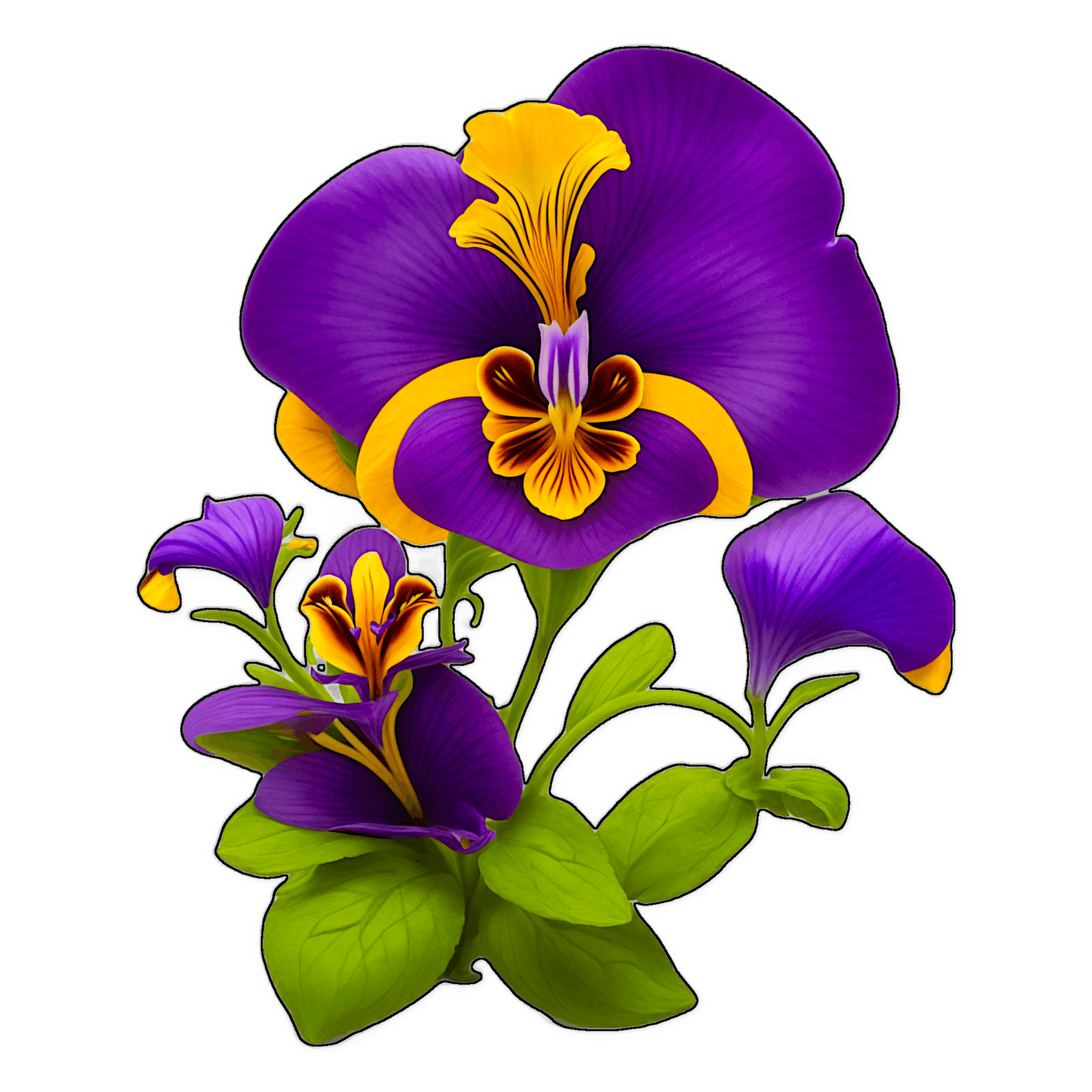 violet flowre png