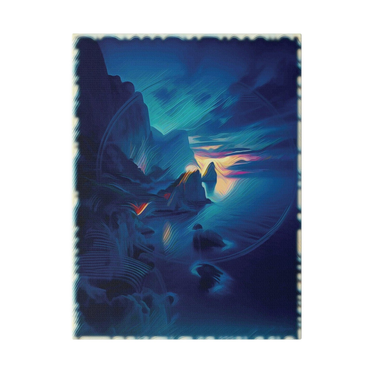 Twilight Coastal Serenity - Matte Canvas, Stretched, 0.75" - Artsquarenft