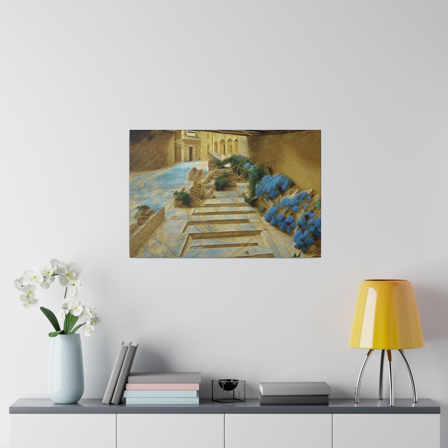 Historic Center - An Alley's Perspective | Matte Canvas, Stretched, 0.75 - Artsquarenft