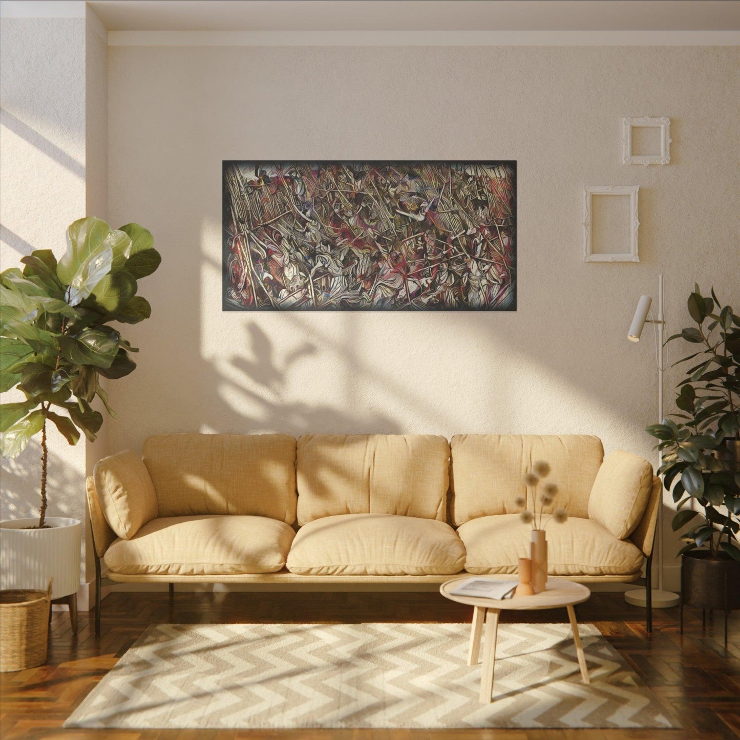 Giclée Print Canvas - "Migratory Theater - Second Piece by Luigi_ArtSquare" - Artsquarenft