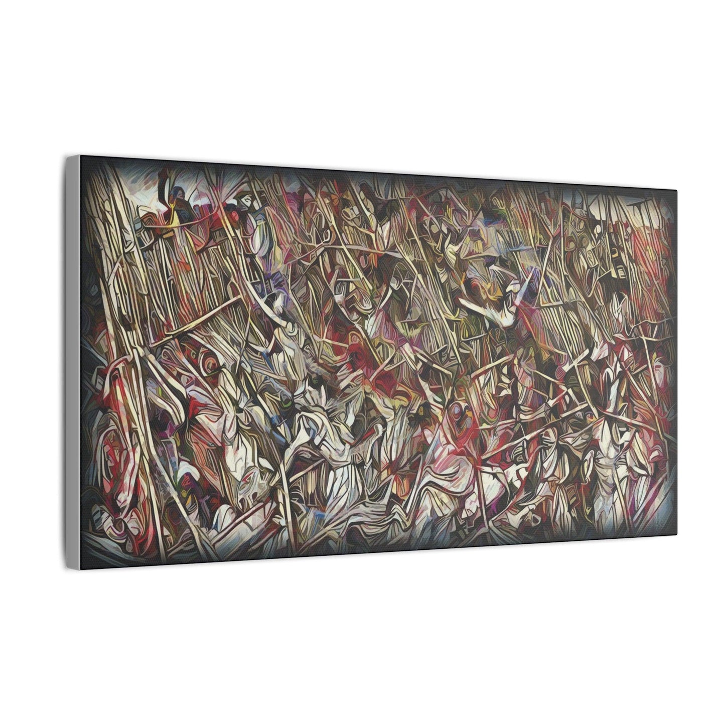 Giclée Print Canvas - "Migratory Theater - Second Piece by Luigi_ArtSquare" - Artsquarenft